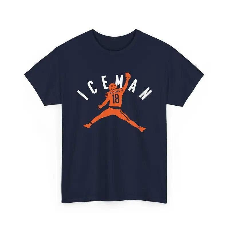 Chi-Cago Jumpman Caleb Iceman Football Tee Hoodie, Sweatshirt | PodTeesHub.com