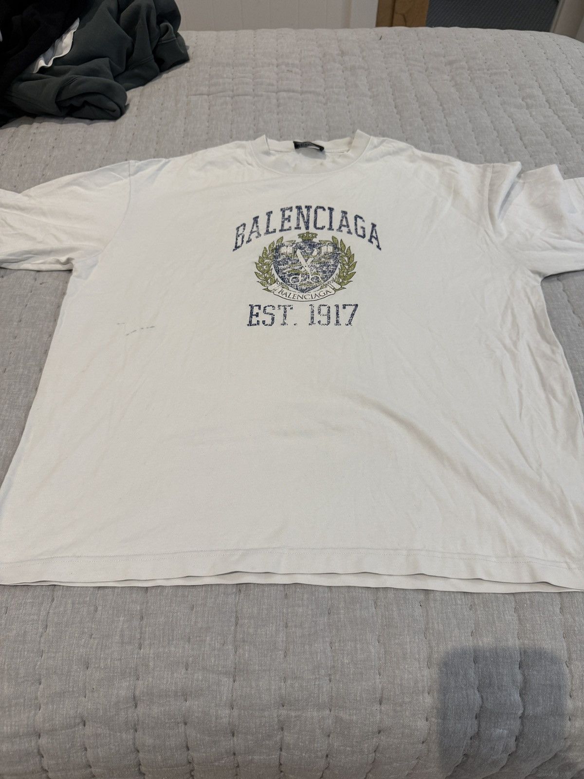 Balenciaga Collegiate Style T Shirt Hoodie, Sweatshirt | PodTeesHub.com