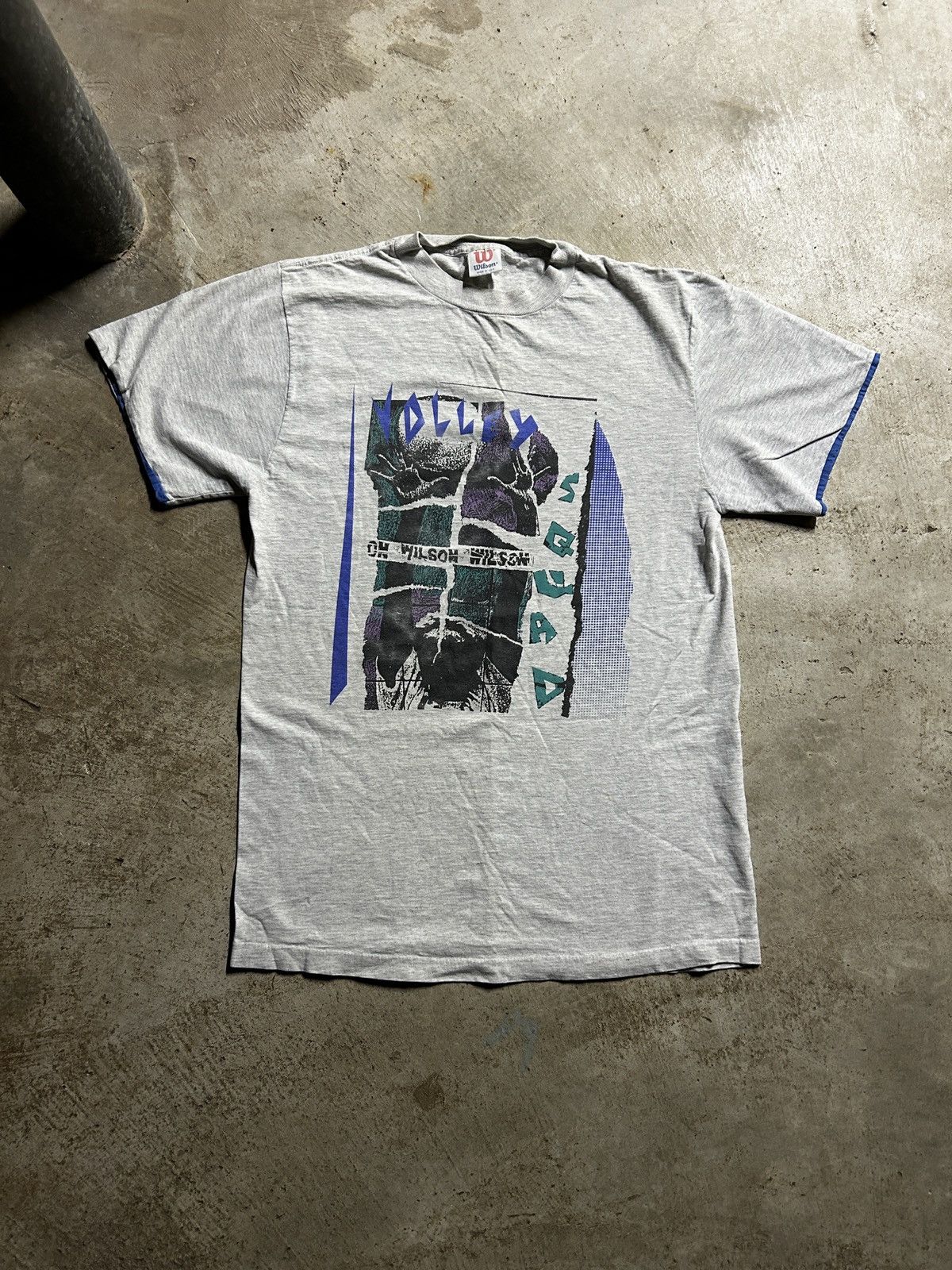 Wilson Vintage 90 S Wilson Volley Ball Retro Graphic T Shirt Hoodie, Sweatshirt | PodTeesHub.com
