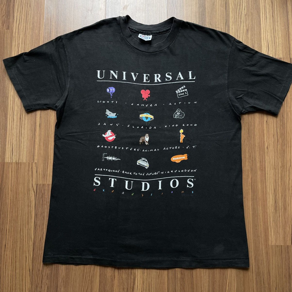 Vintage 1991 Universal Studios Florida Jaws King Kong Movie Tee Hoodie, Sweatshirt | PodTeesHub.com