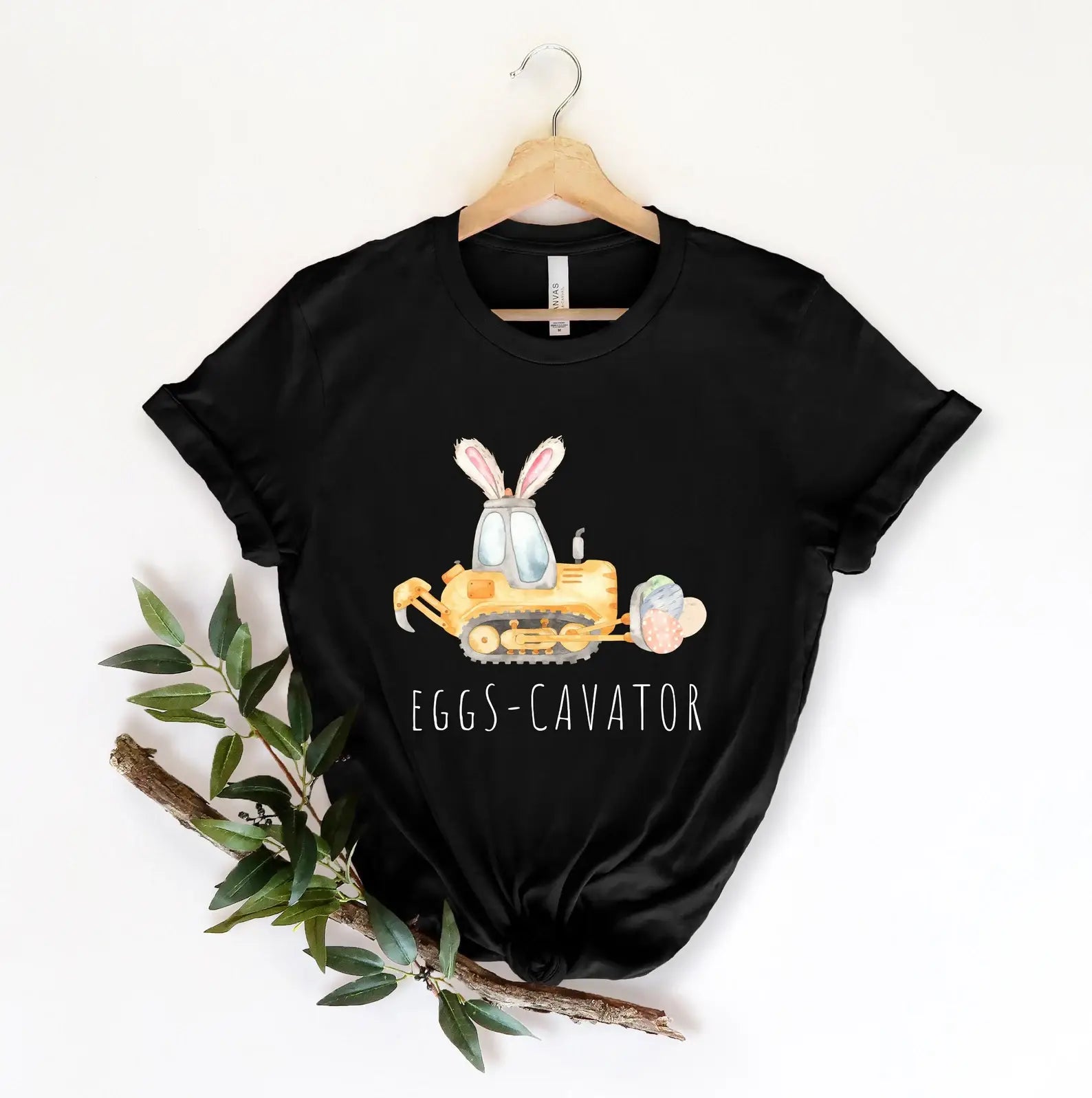 Easter Eggs-Cavator T-Shirt Hoodie, Sweatshirt | PodTeesHub.com