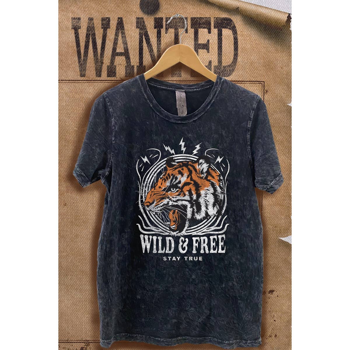 Tigers Wash Vintage Graphic  Tee Hoodie, Sweatshirt | PodTeesHub.com