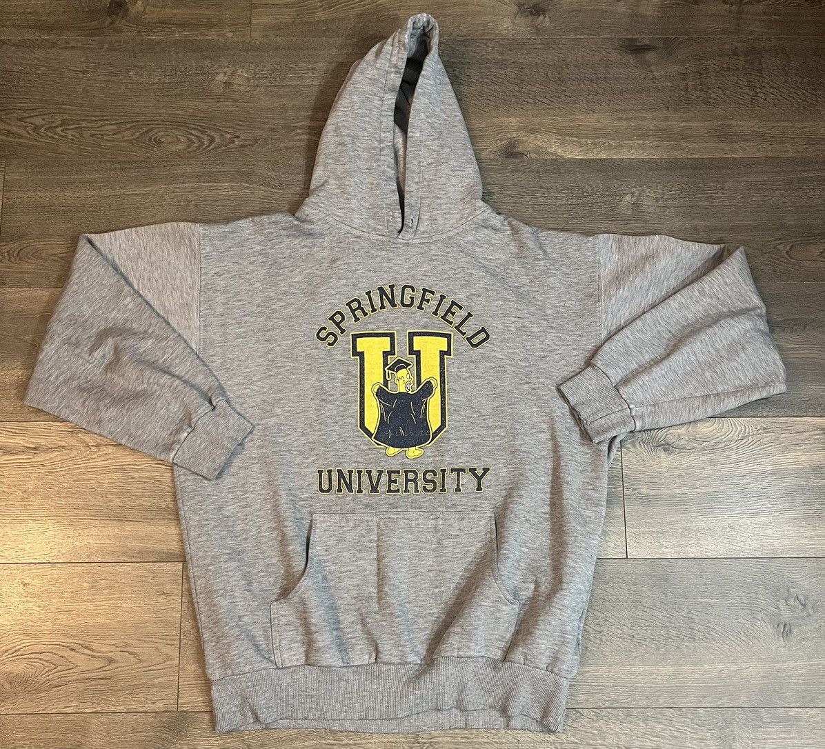 The Simpsons X Vintage Vintage Y2k 2003 Springfield University Hoodie T-Shirts, Sweatshirt | PodTeesHub.com