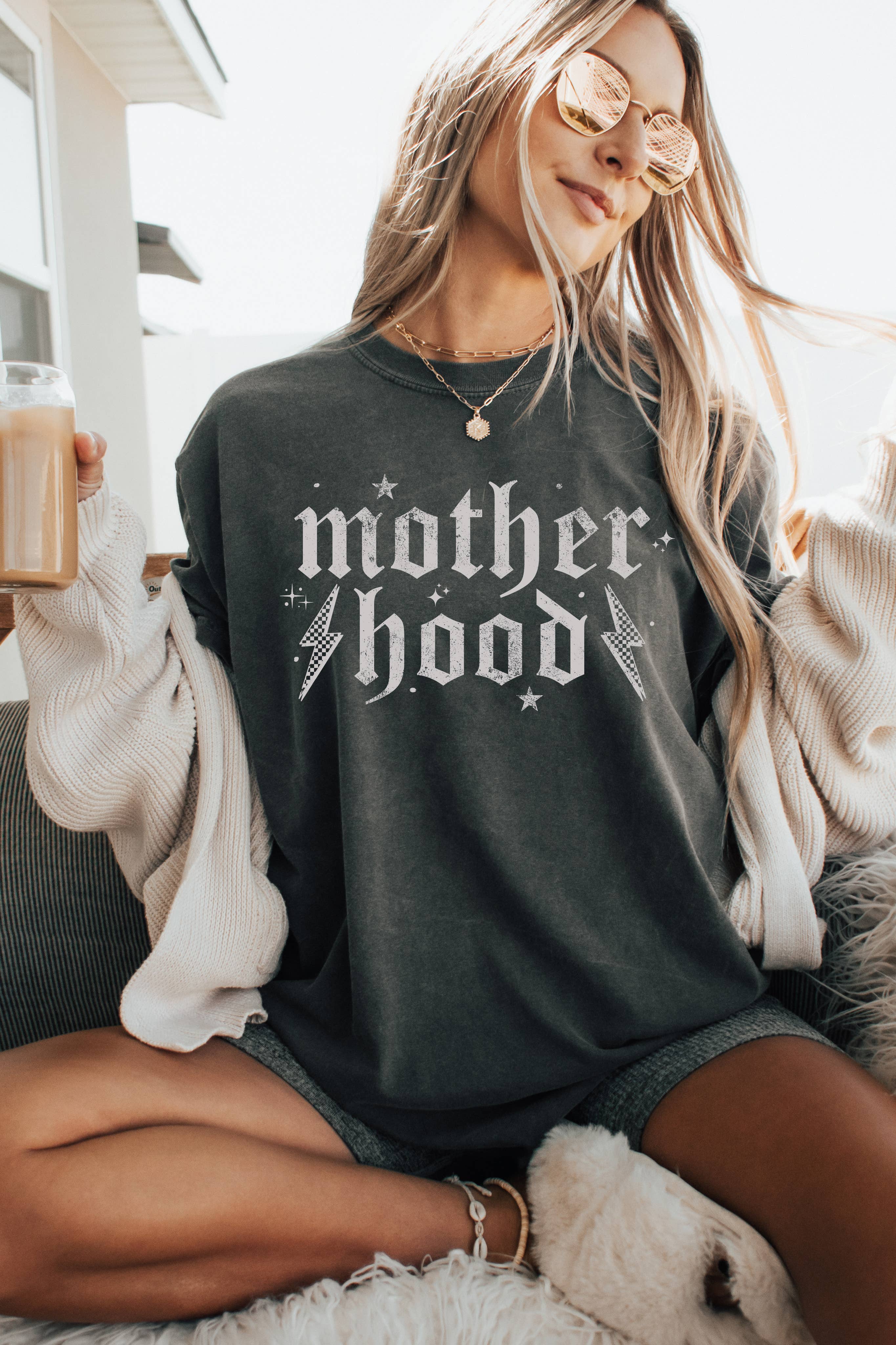 Motherhood Graphic T-Shirt Hoodie, Sweatshirt | PodTeesHub.com