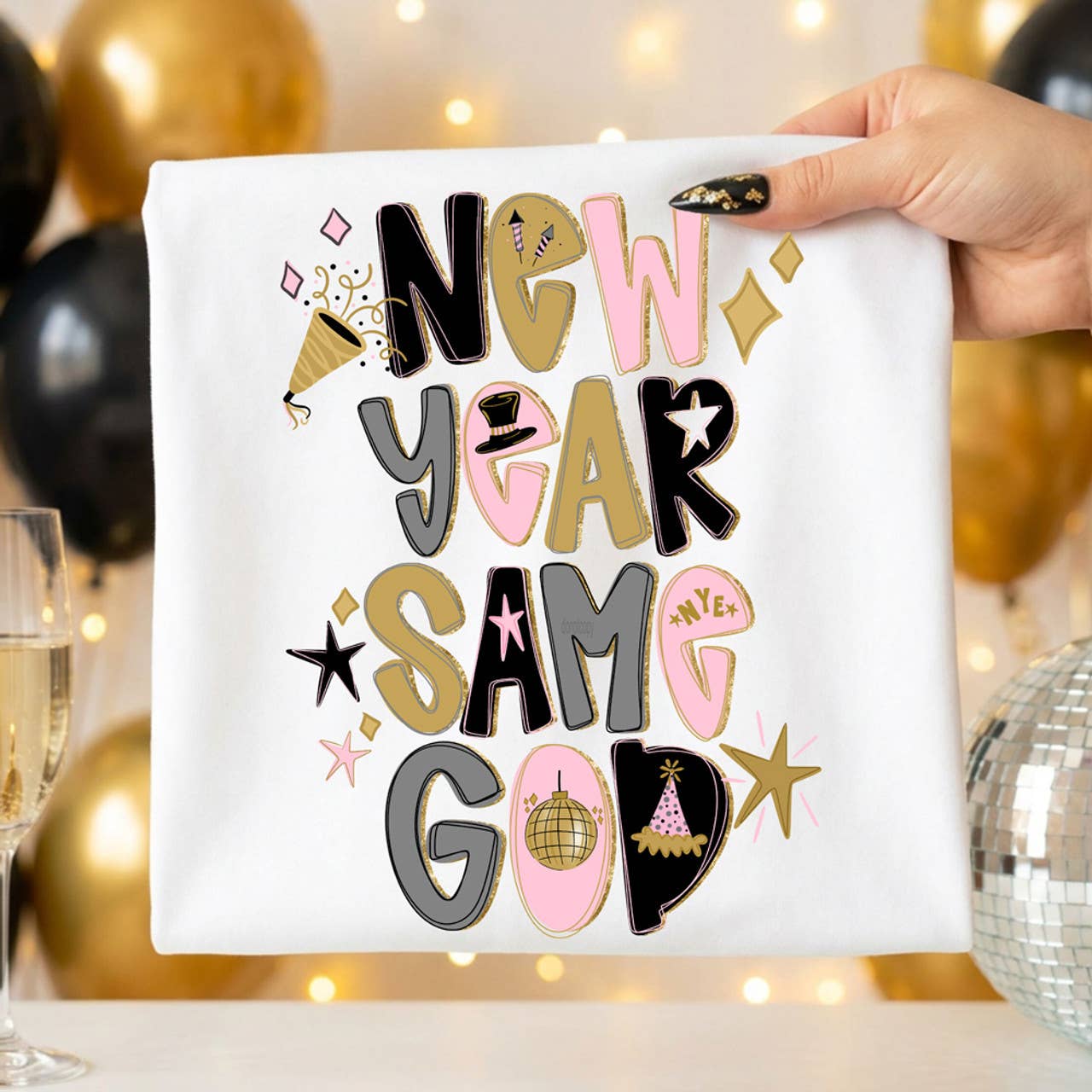 Retro New Year Same God Tee Hoodie, Sweatshirt | PodTeesHub.com