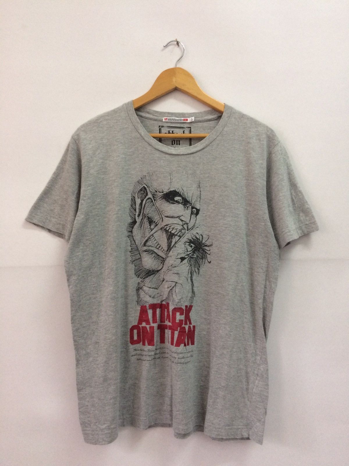 Uniqlo Anime Japan Attack Titan Art Shirt T-Shirts, Hoodie, Sweatshirt