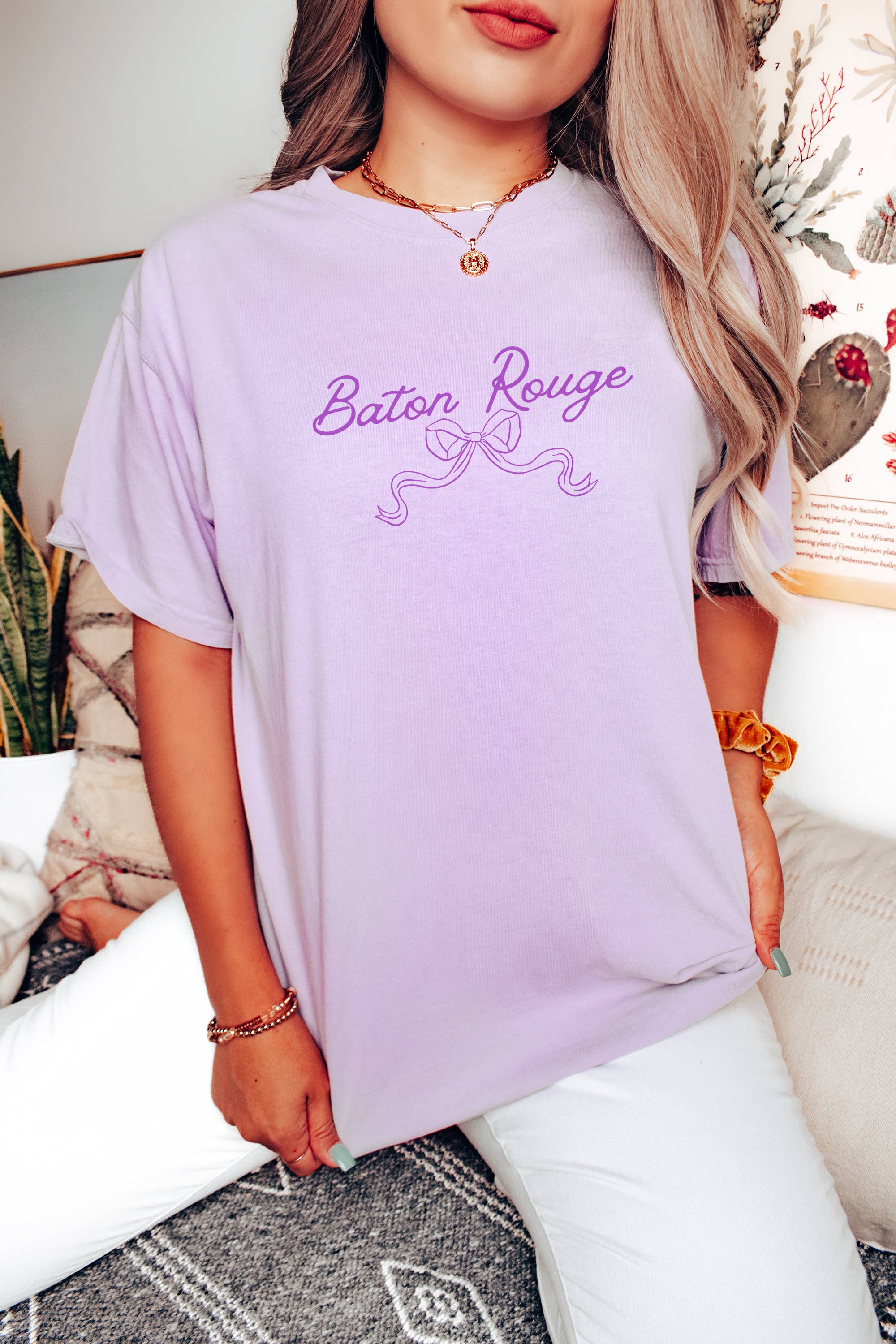 Bow T Shirt, Football Bow Shirt, Tailgate Shirt, Baton Rouge Hoodie, Sweatshirt | PodTeesHub.com