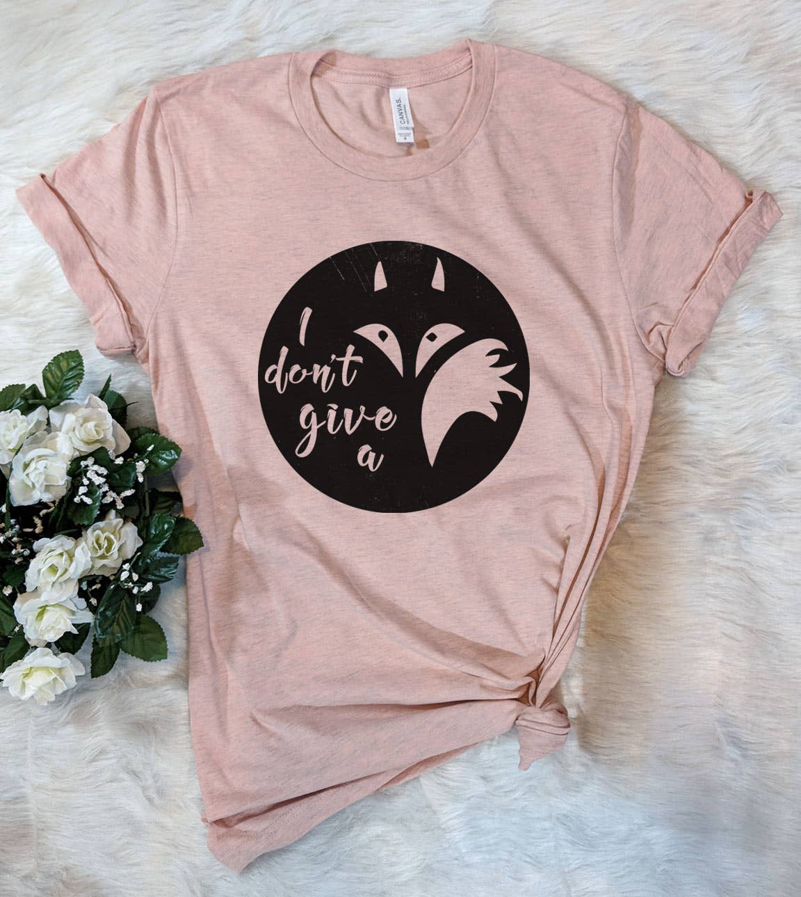 I Don't Give A Fox - Funny Sassy Sarcastic Nerd T-Shirt Hoodie, Sweatshirt | PodTeesHub.com