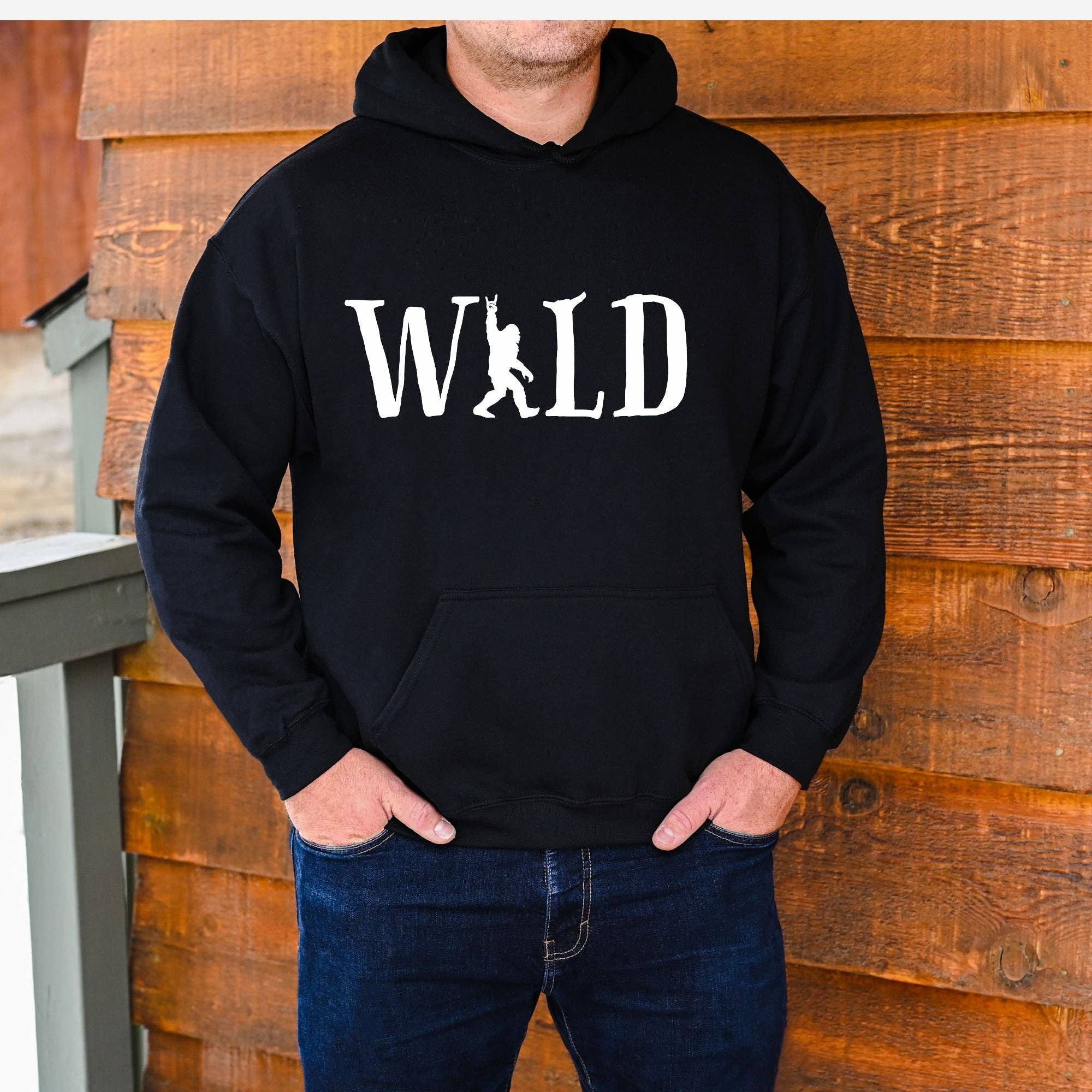 Wild Bigfoot Sweatshirt *Unisex Fit* T-Shirts, Hoodie | PodTeesHub.com