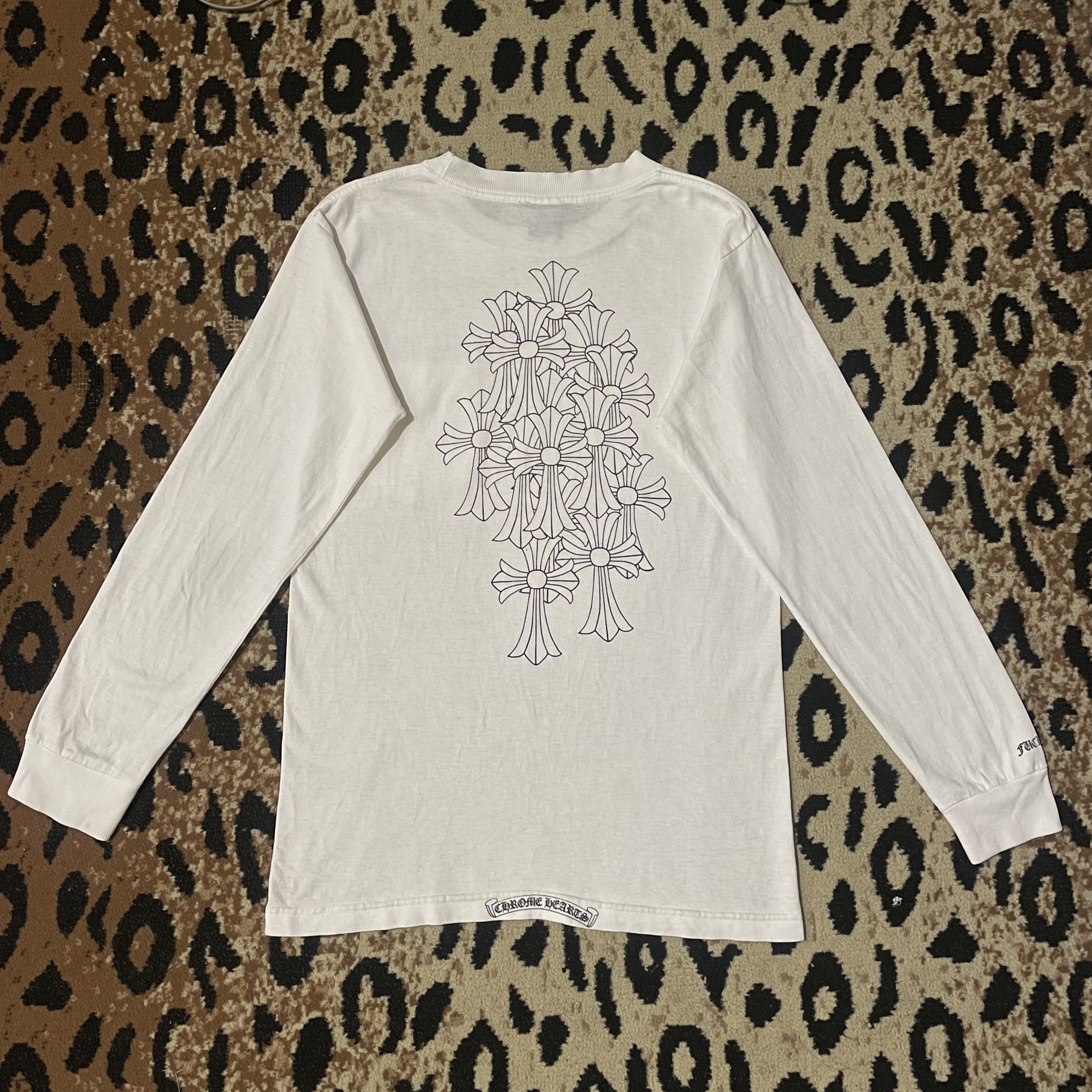 Hearts Chrome Hearts Cross Longsleeve T-Shirts, Hoodie, Sweatshirt | PodTeesHub.com
