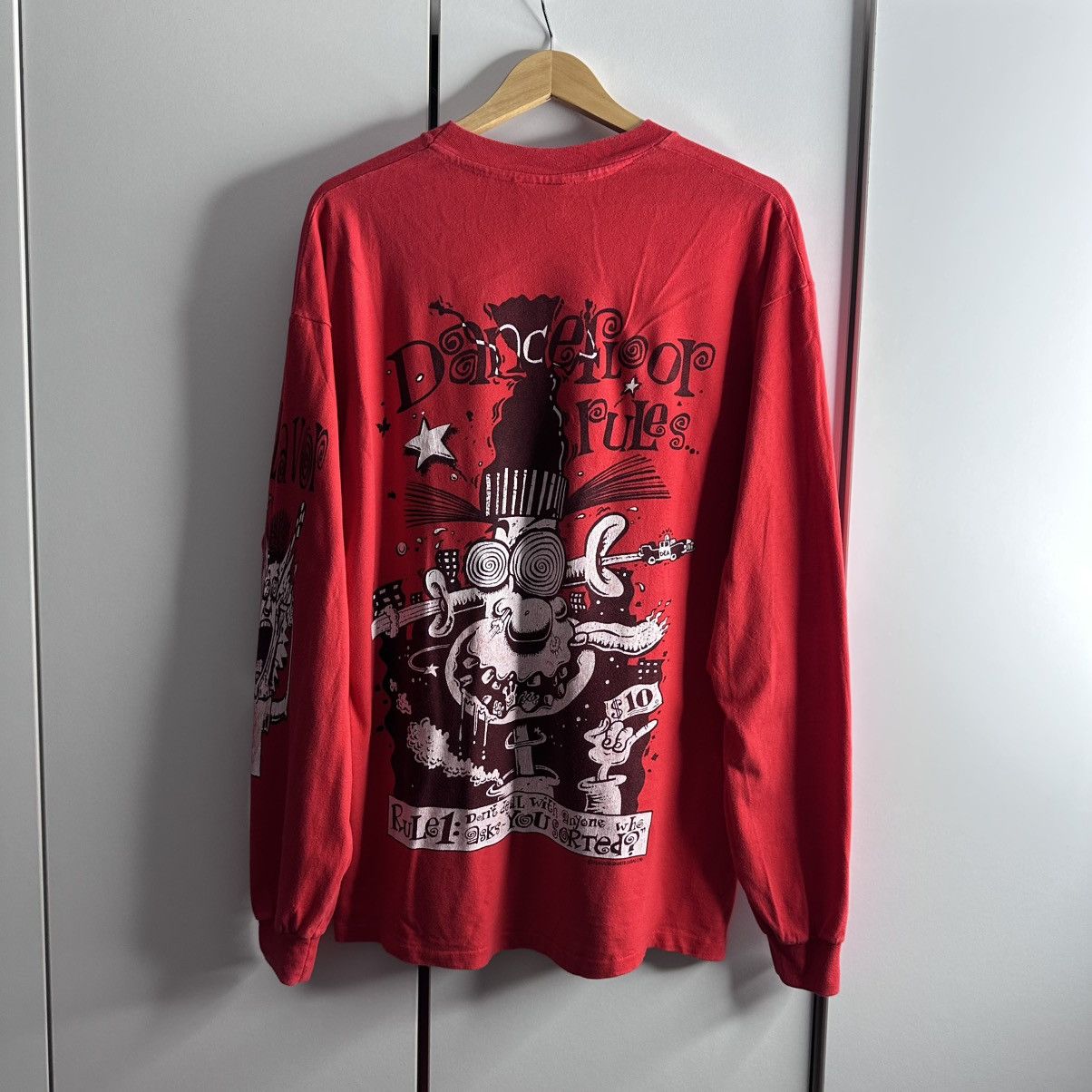 Band Tees Vintage Flavor Record Manic Usa Clubwear Distressed Tees Hoodie, Sweatshirt | PodTeesHub.com