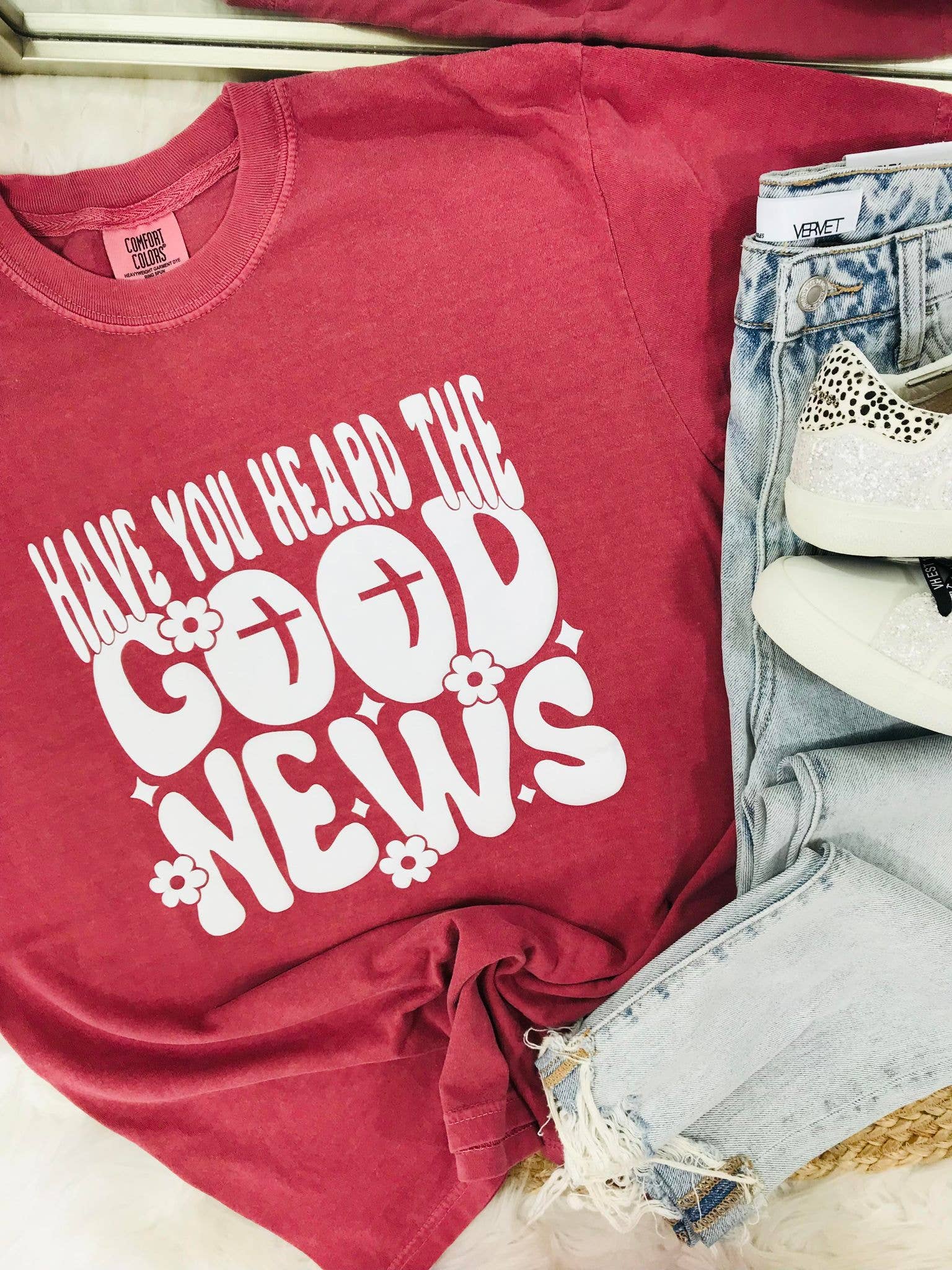 Have You Heard the Good News Christian Puff Tee Hoodie, Sweatshirt | PodTeesHub.com