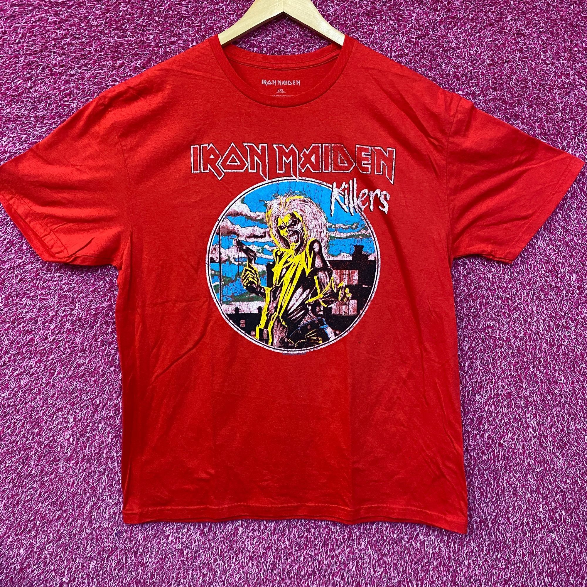 Maiden Iron Maiden Killers Album Cover Artwork Red T Shirt Xxl Hoodie, Sweatshirt | PodTeesHub.com