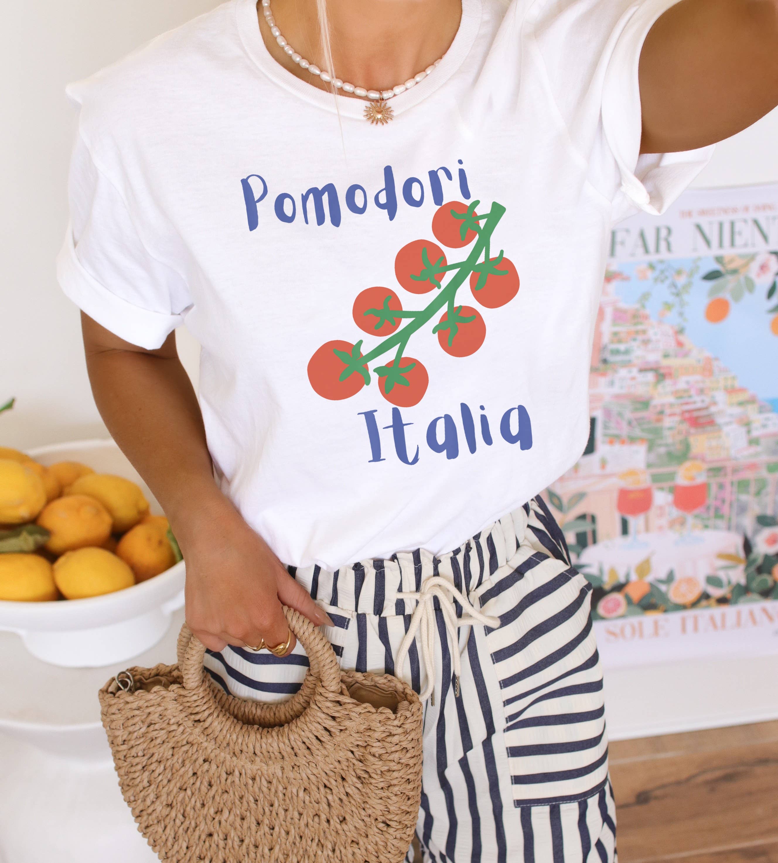 Pomodori Italia Graphic Tee | Summer Tee Hoodie, Sweatshirt | PodTeesHub.com