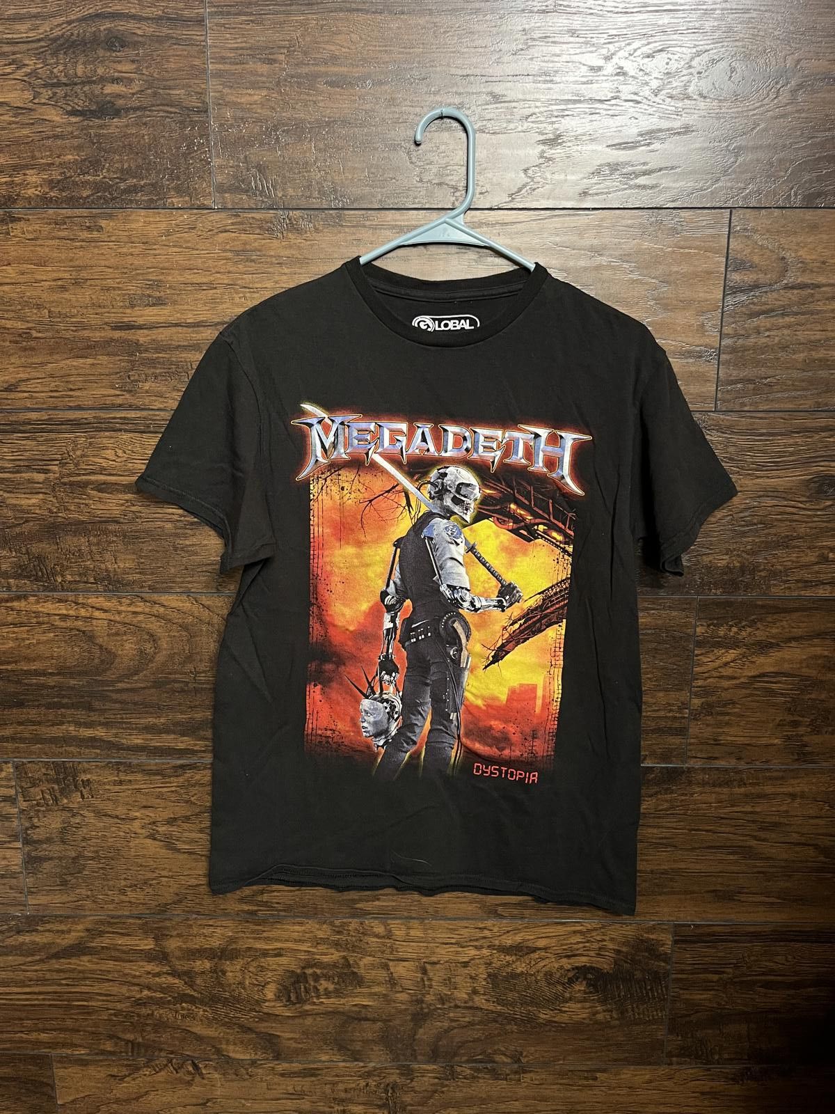 Designer Megadeth Dystopia Decapitated Bot Samarai Skeleton M T-Shirts, Hoodie, Sweatshirt | PodTeesHub.com