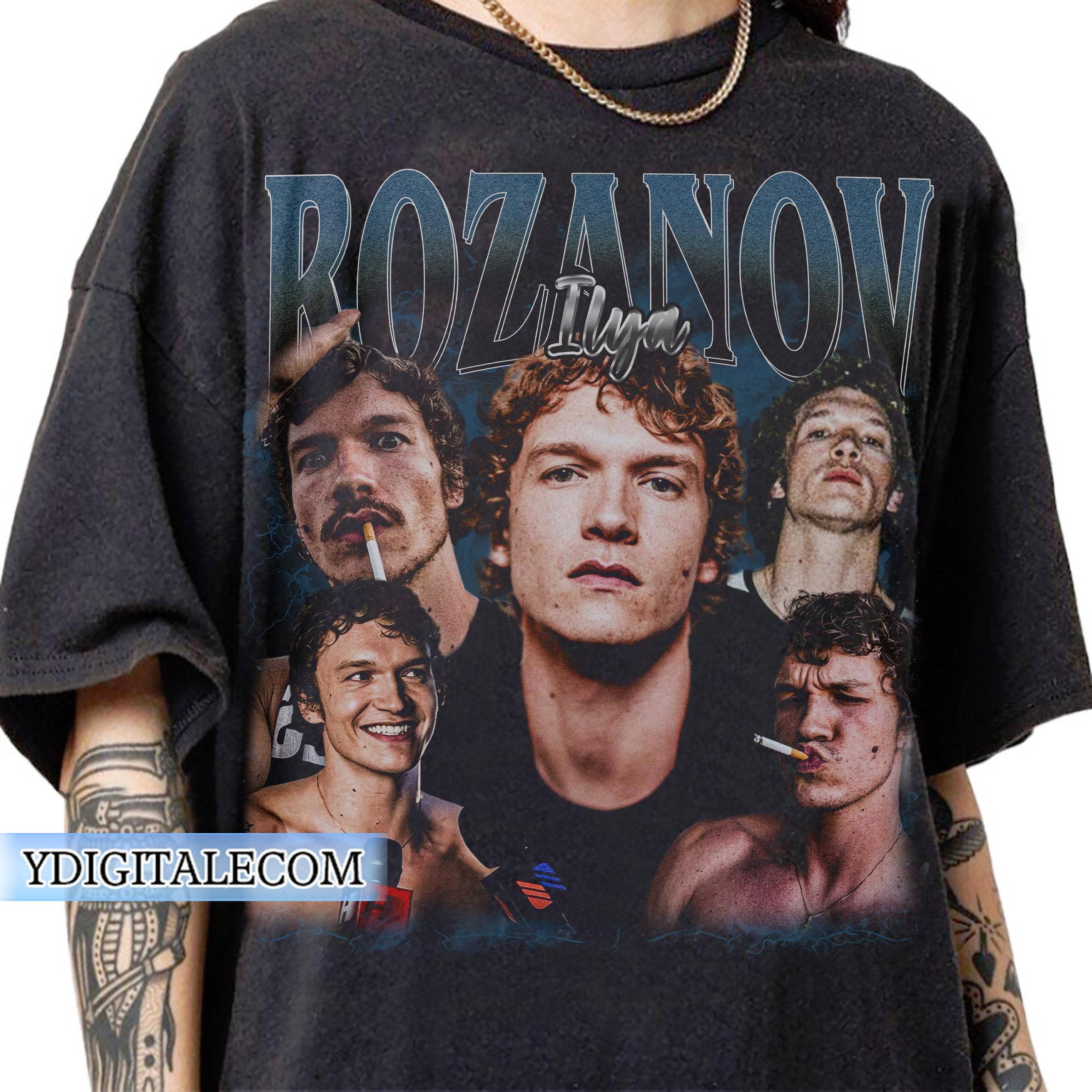Vintage 90S Ilya Rozanov Graphic Tee Shirt Hoodie, Sweatshirt | PodTeesHub.com