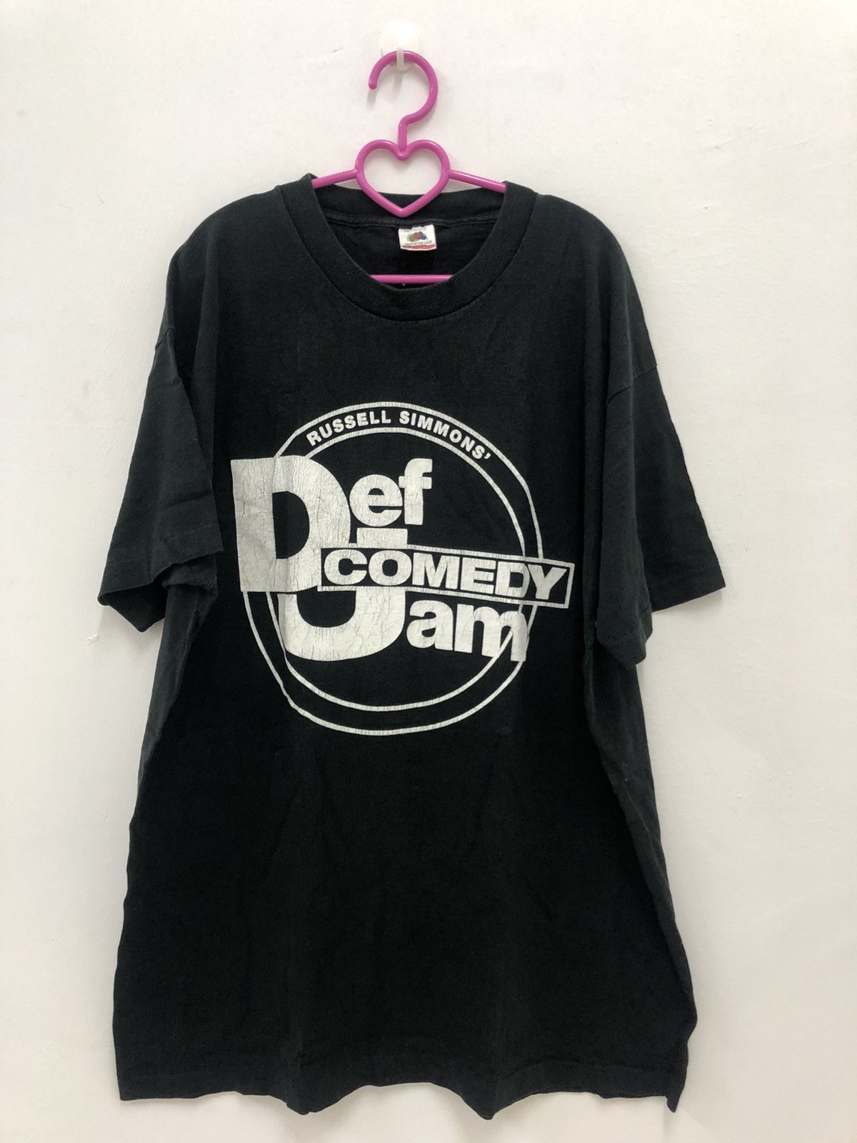 Rap Tees Rare 90s Vintage Def Jam Comedy Russell Simmons Hip Hop Tee Hoodie, Sweatshirt | PodTeesHub.com