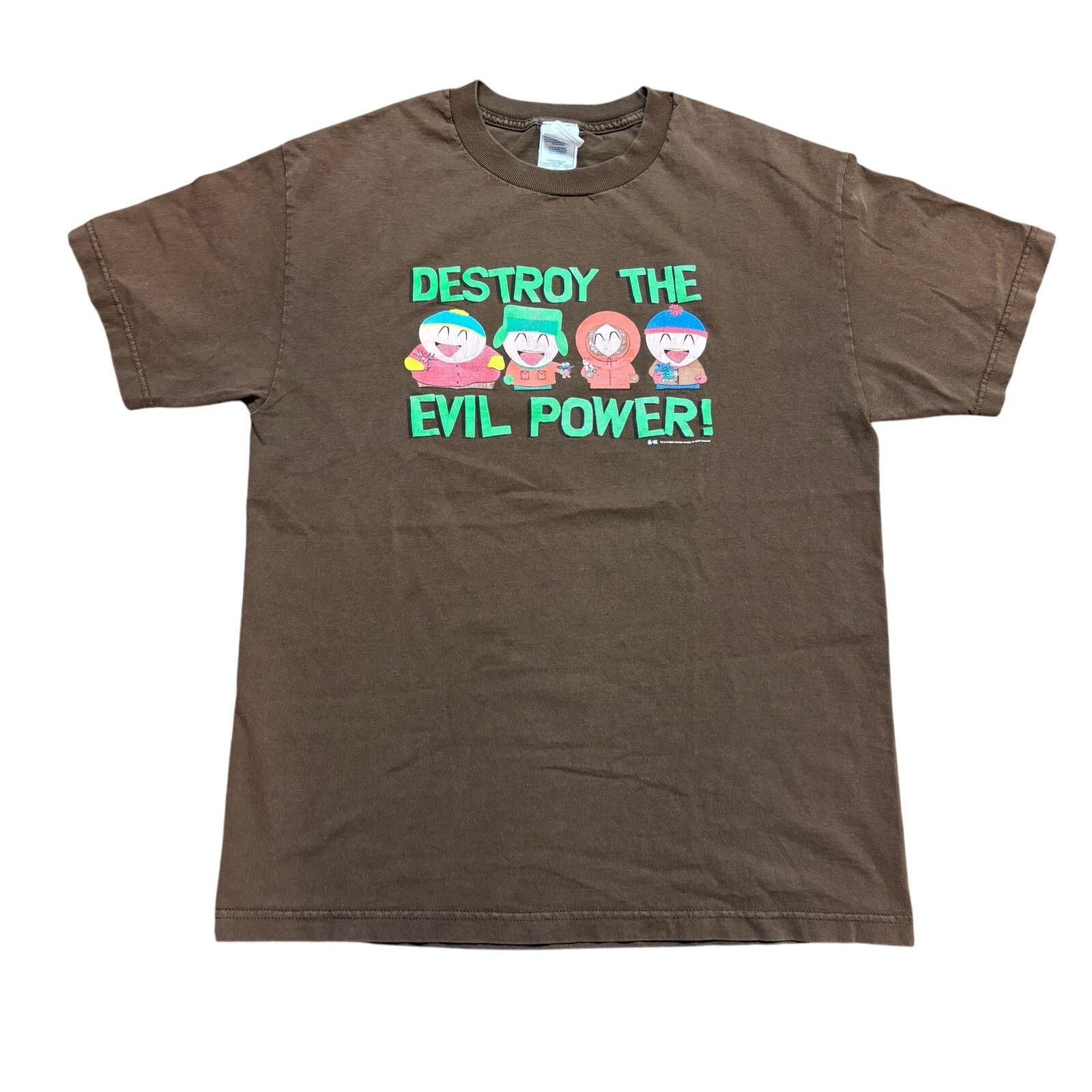 Vintage 2006 South Park Destroy The Evil Power Shirt Men S L Hoodie, Sweatshirt | PodTeesHub.com