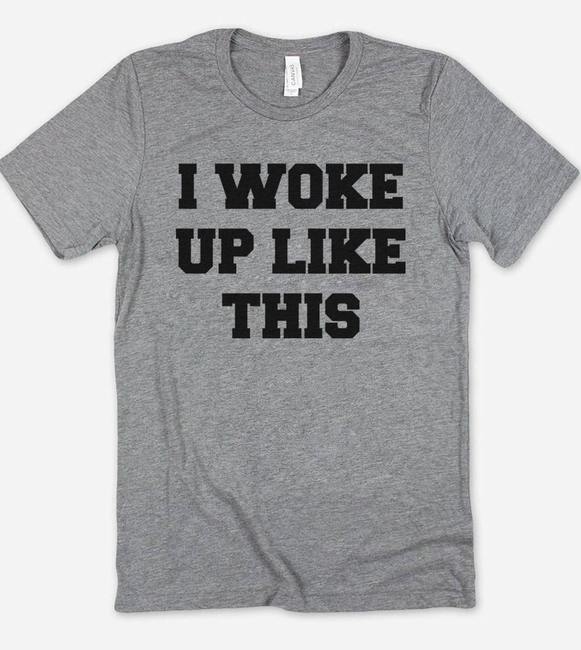 I Woke Up Like This - Funny Cute Nerd Sarcastic T-Shirt Hoodie, Sweatshirt | PodTeesHub.com