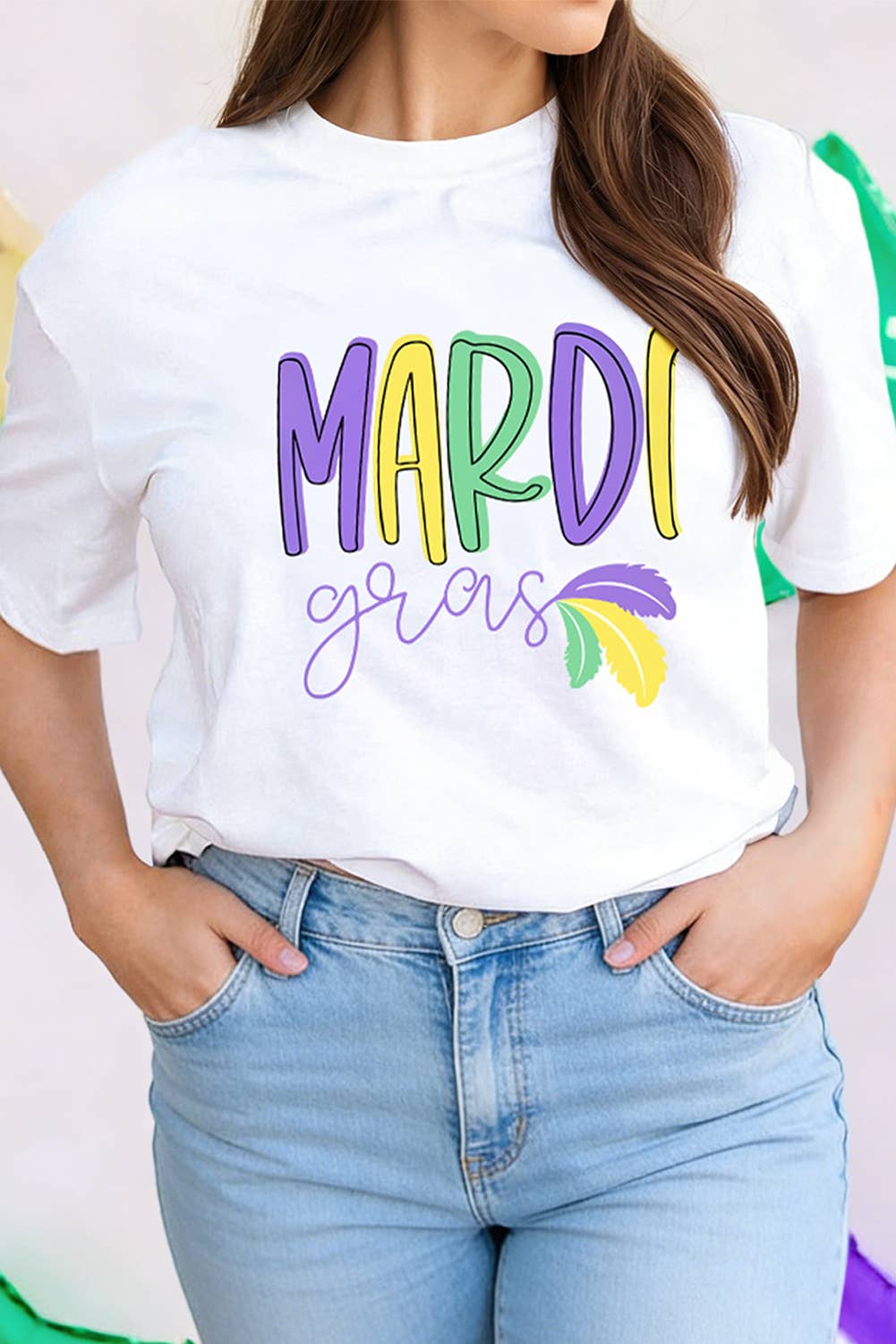 Mardi Gras Festive Graphic Short Sleeve Tee (S-Xl) Hoodie, Sweatshirt | PodTeesHub.com