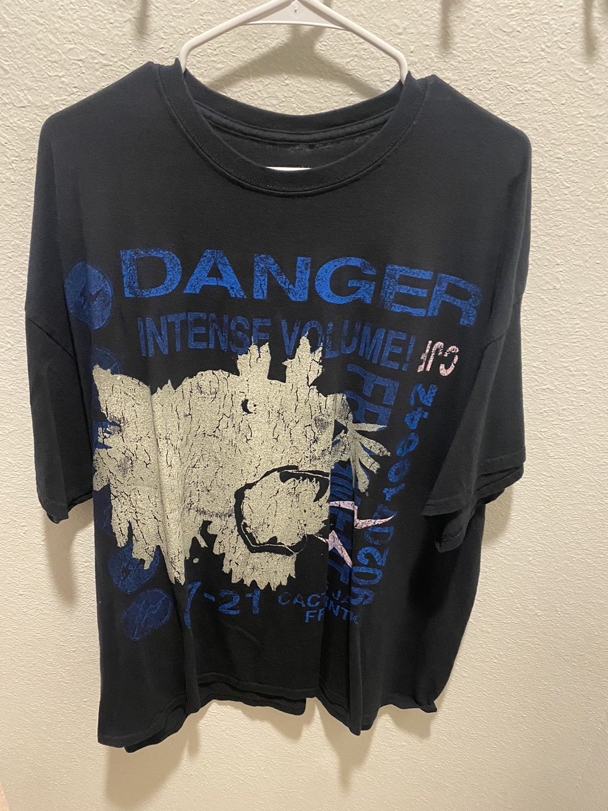 Travis Scott Cactus Jack X Fragment Danger T Shirt Xl Hoodie, Sweatshirt | PodTeesHub.com