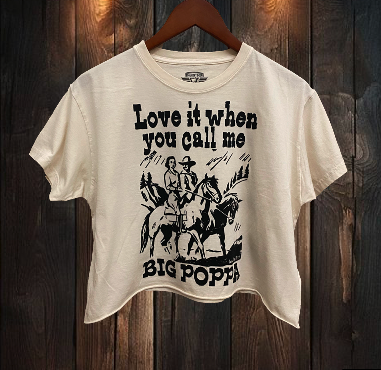 Love It When You Call Me Big Poppa Relaxed Crop T-Shirt Hoodie, Sweatshirt | PodTeesHub.com