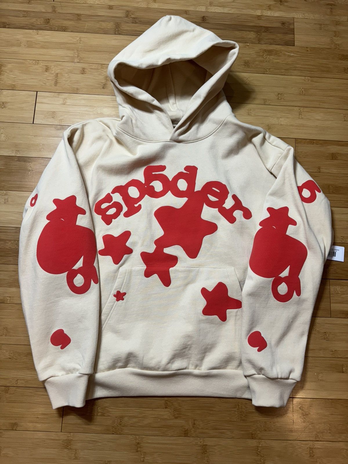 Sp5der Beluga Hoodie Cream Size Xl T-Shirts, Sweatshirt | PodTeesHub.com