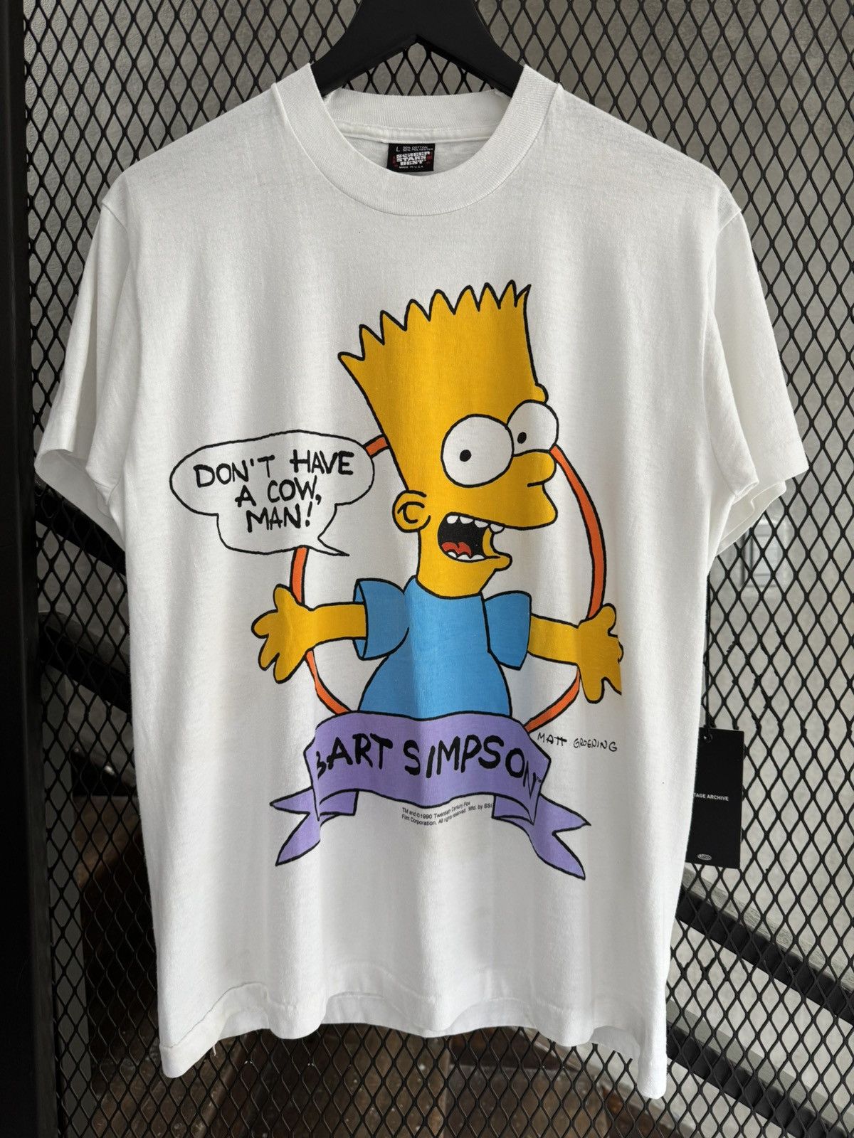 Vintage 1990 Bart Simpson Promo Tee Hoodie, Sweatshirt | PodTeesHub.com