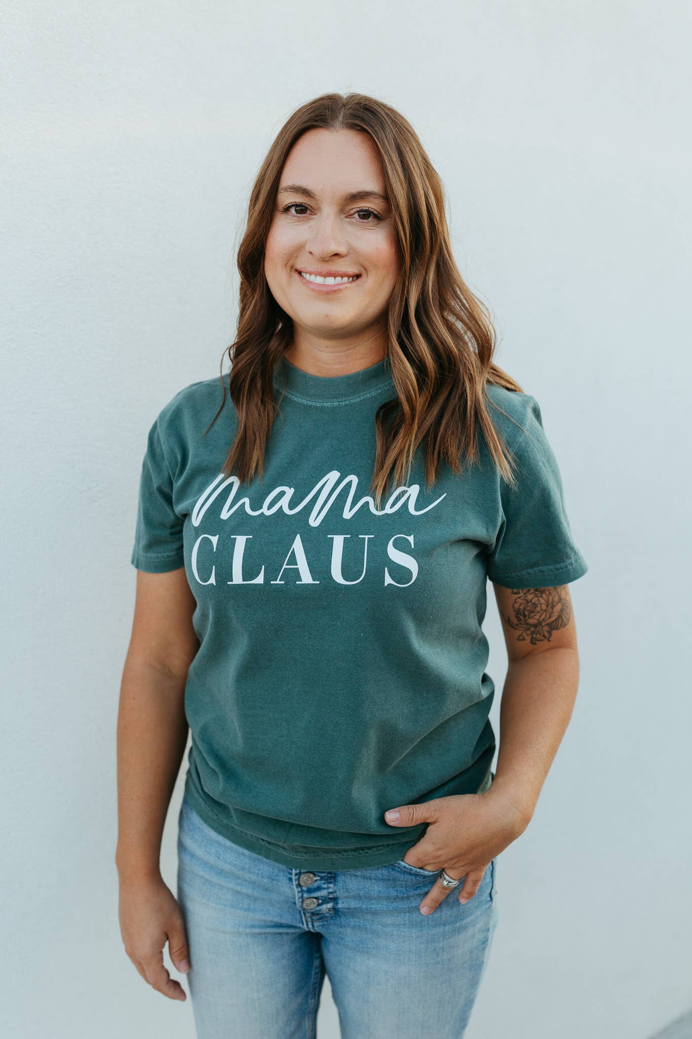 Mama Claus Christmas Graphic Tee - Christmas Holiday Hoodie, Sweatshirt | PodTeesHub.com