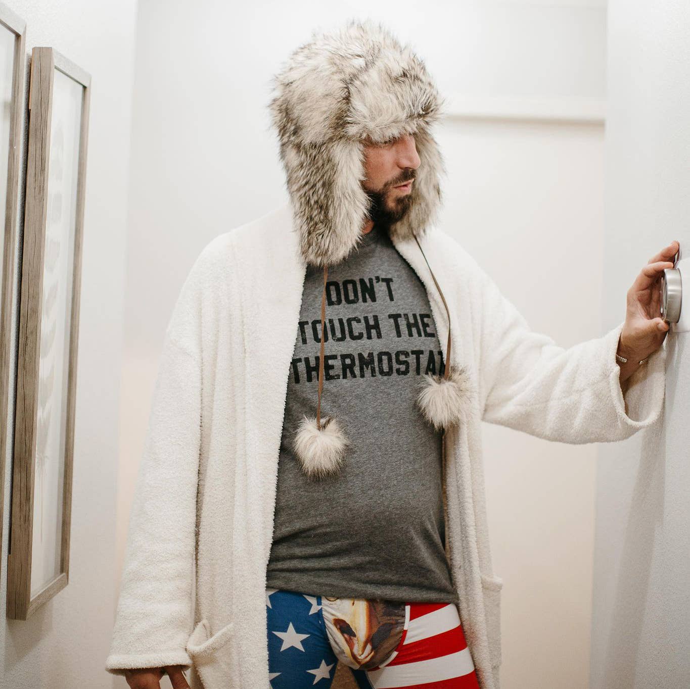 Don't Touch the Thermostat Funny Shirt Father's Day Hoodie, Sweatshirt | PodTeesHub.com
