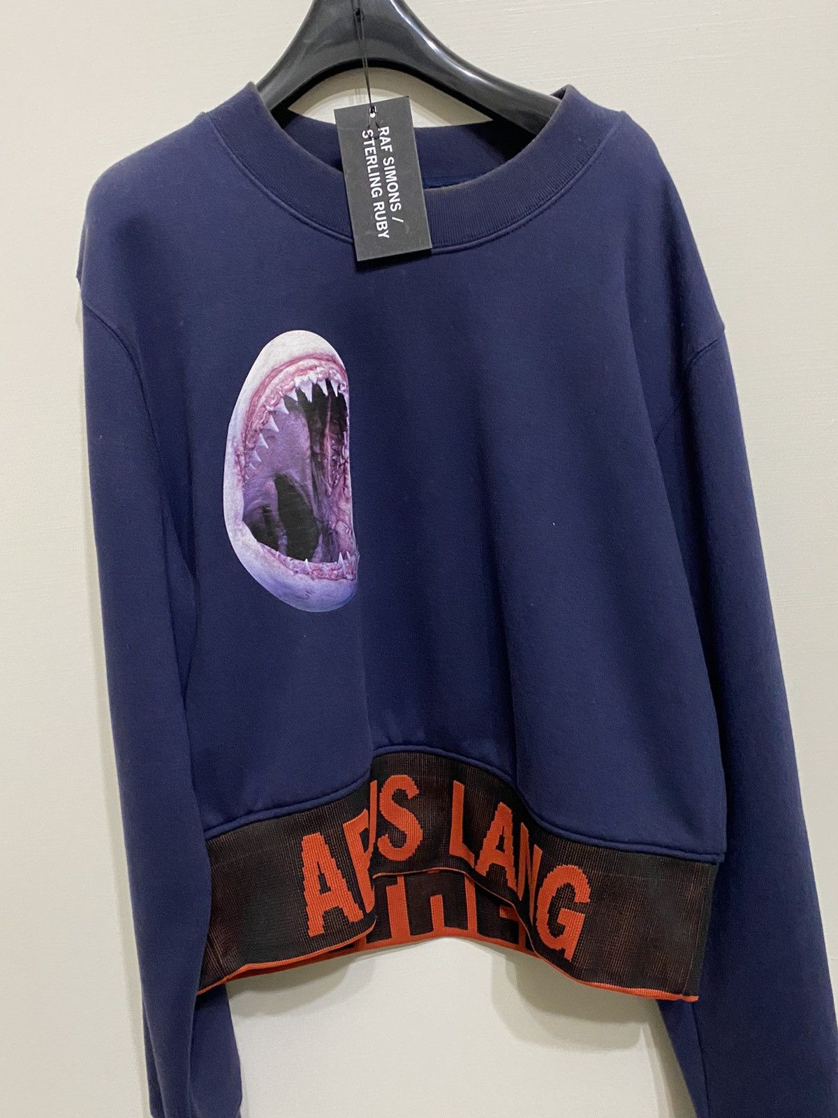 Sterling Ruby Raf Simons Sterling Ruby Shark Hoodie Fw14 T-Shirts, Sweatshirt | PodTeesHub.com