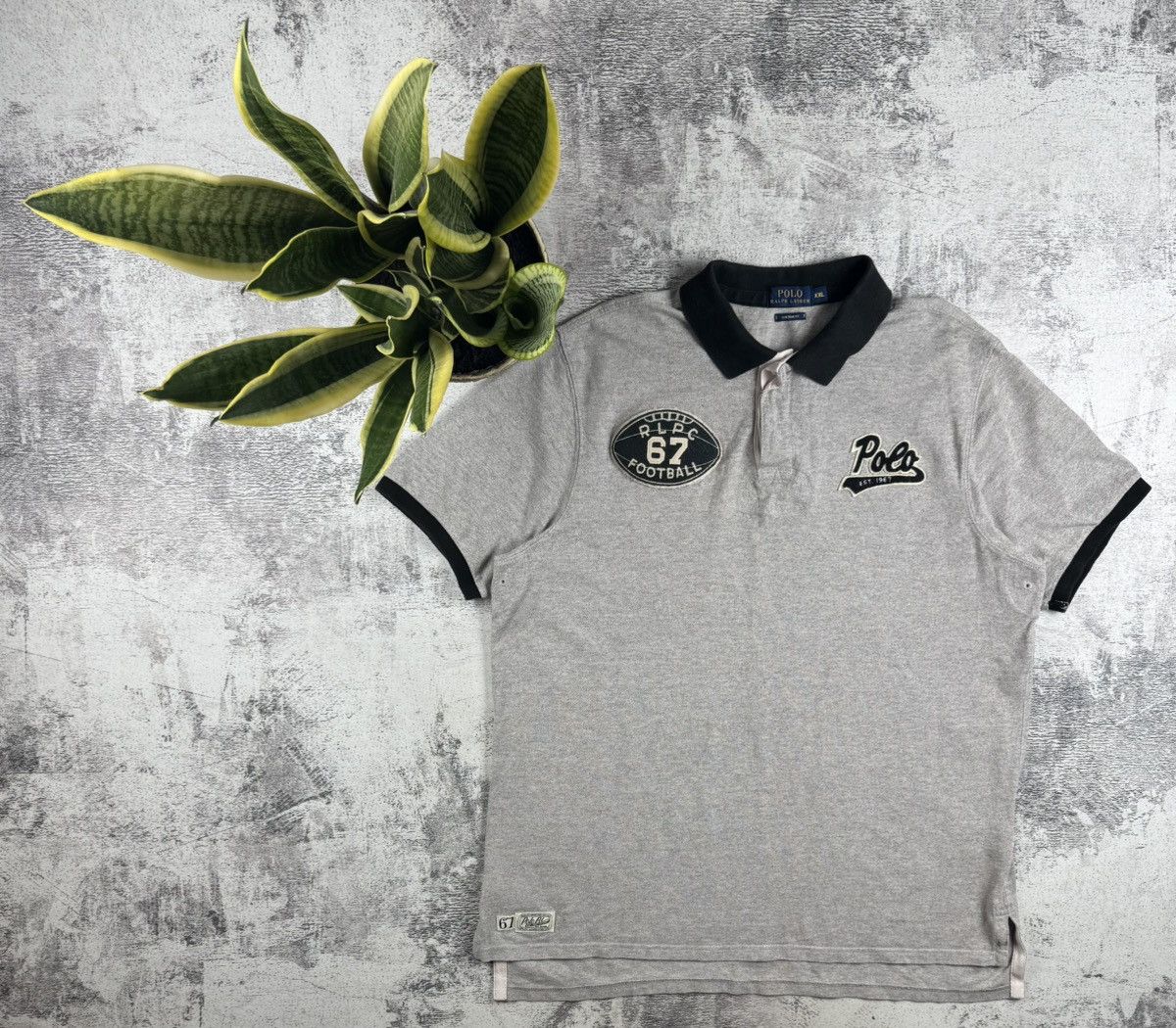 Ralph Lauren Ralph Lauren Vintage Prl Gray Baseball Cotton Xxl Retro T-Shirts, Hoodie, Sweatshirt