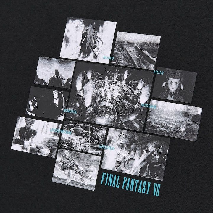 Japanese Brand Uniqlo X Final Fantasy 35th Anniversary Tee Hoodie, Sweatshirt | PodTeesHub.com
