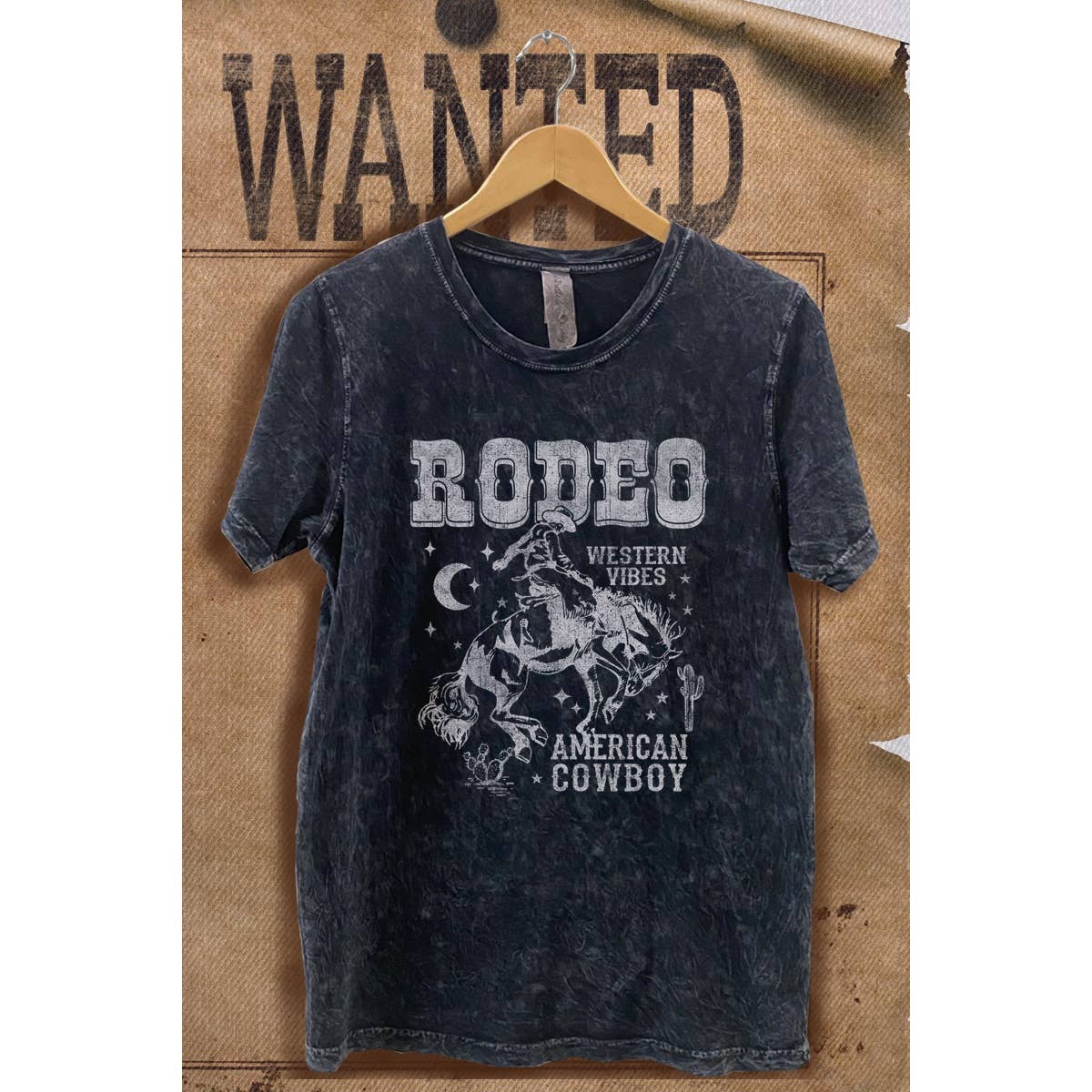 Rodeo Mineral Wash Vintage Graphic  Tee Hoodie, Sweatshirt | PodTeesHub.com