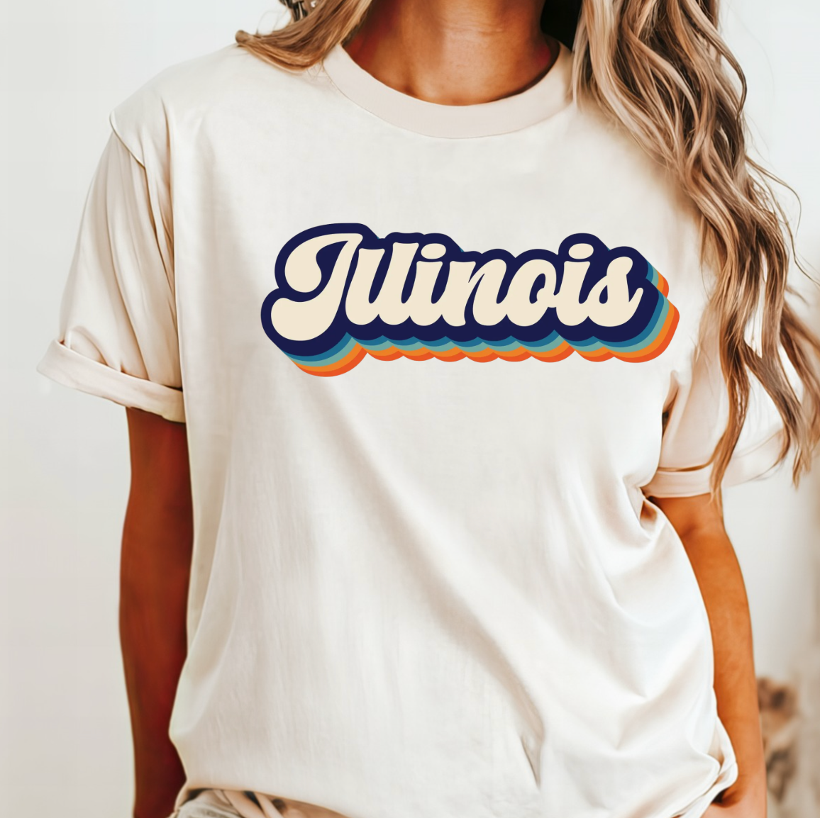 Retro Illinois Tee Hoodie, Sweatshirt | PodTeesHub.com