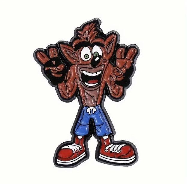 Playstation Crash Bandicoot Enamel Pin Playstation Game Cartoon T-Shirts, Hoodie, Sweatshirt | PodTeesHub.com