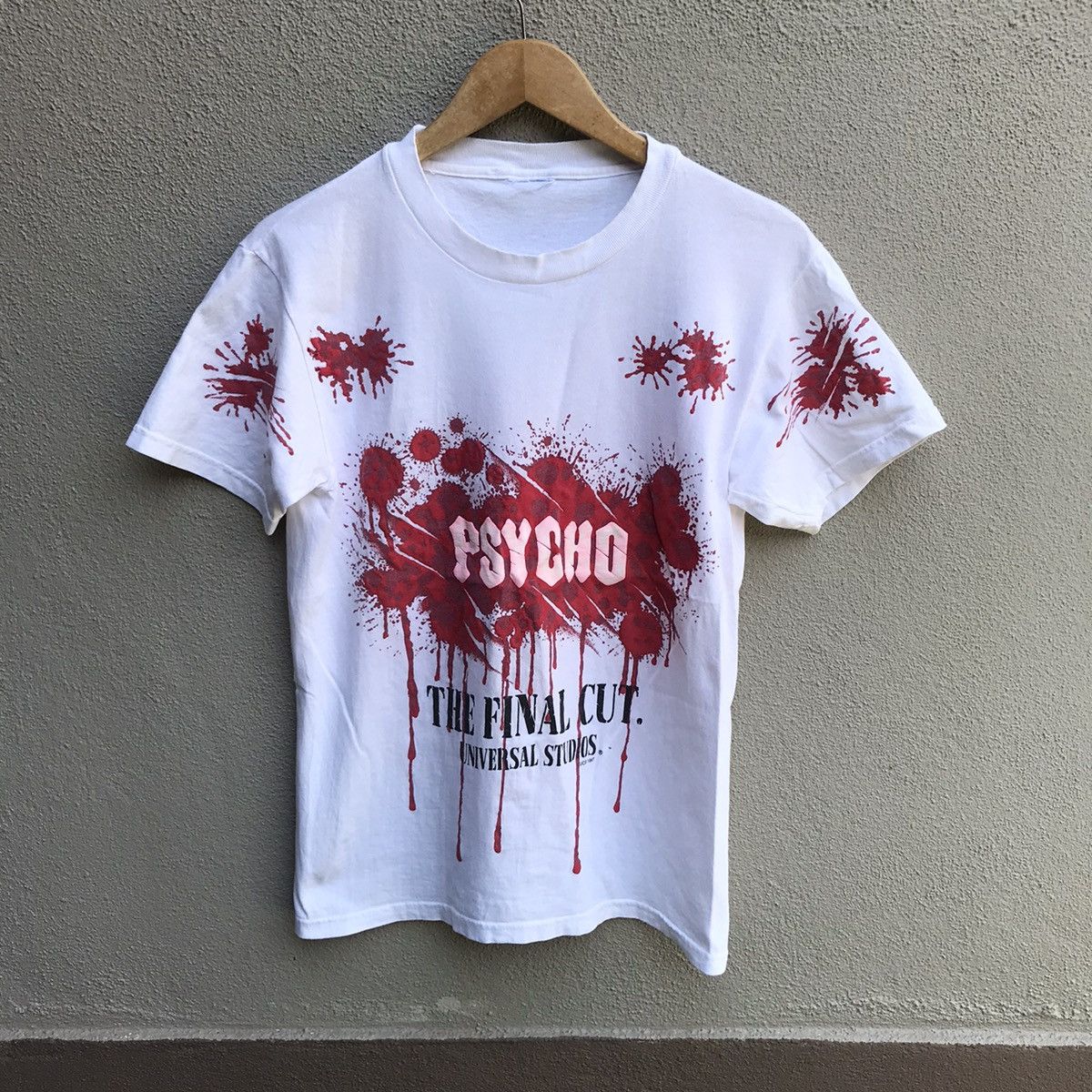 Vintage 90s Psycho Movie Horror Tee Evil Dead Hoodie, Sweatshirt | PodTeesHub.com