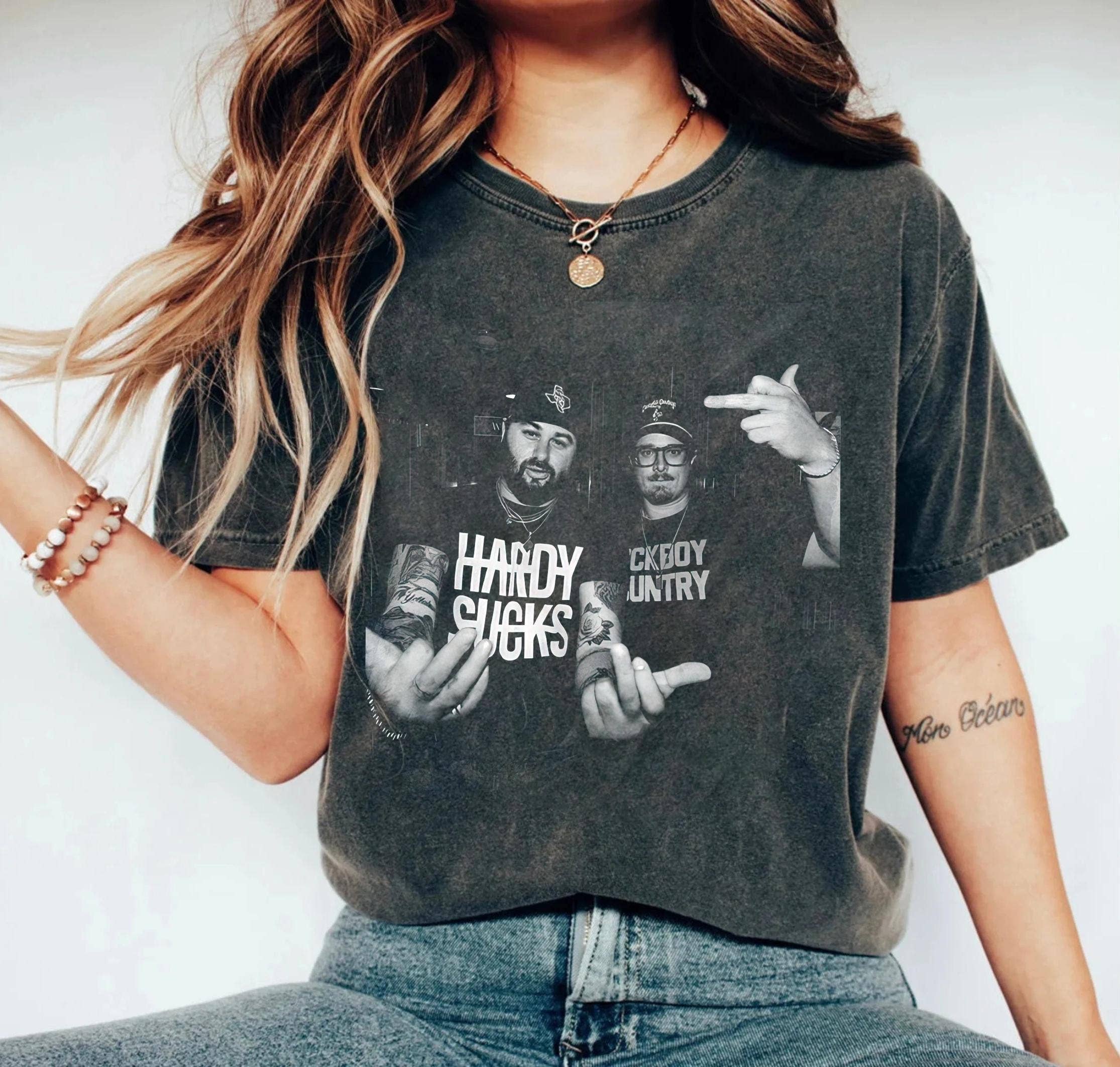Koe Wetzel T-Shirt, Hardy Funny Shirt, Country Music Fan Hoodie, Sweatshirt | PodTeesHub.com