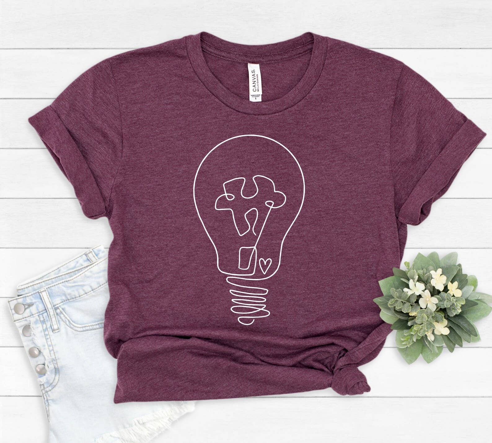 Autism Light Bulb T-Shirt Hoodie, Sweatshirt | PodTeesHub.com