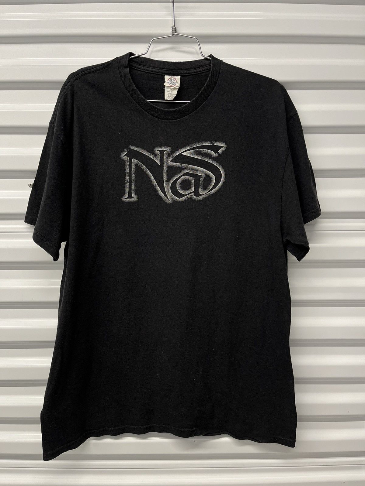 Rap Tees X Vintage 2000s Nas Spellout T Shirt Hoodie, Sweatshirt | PodTeesHub.com