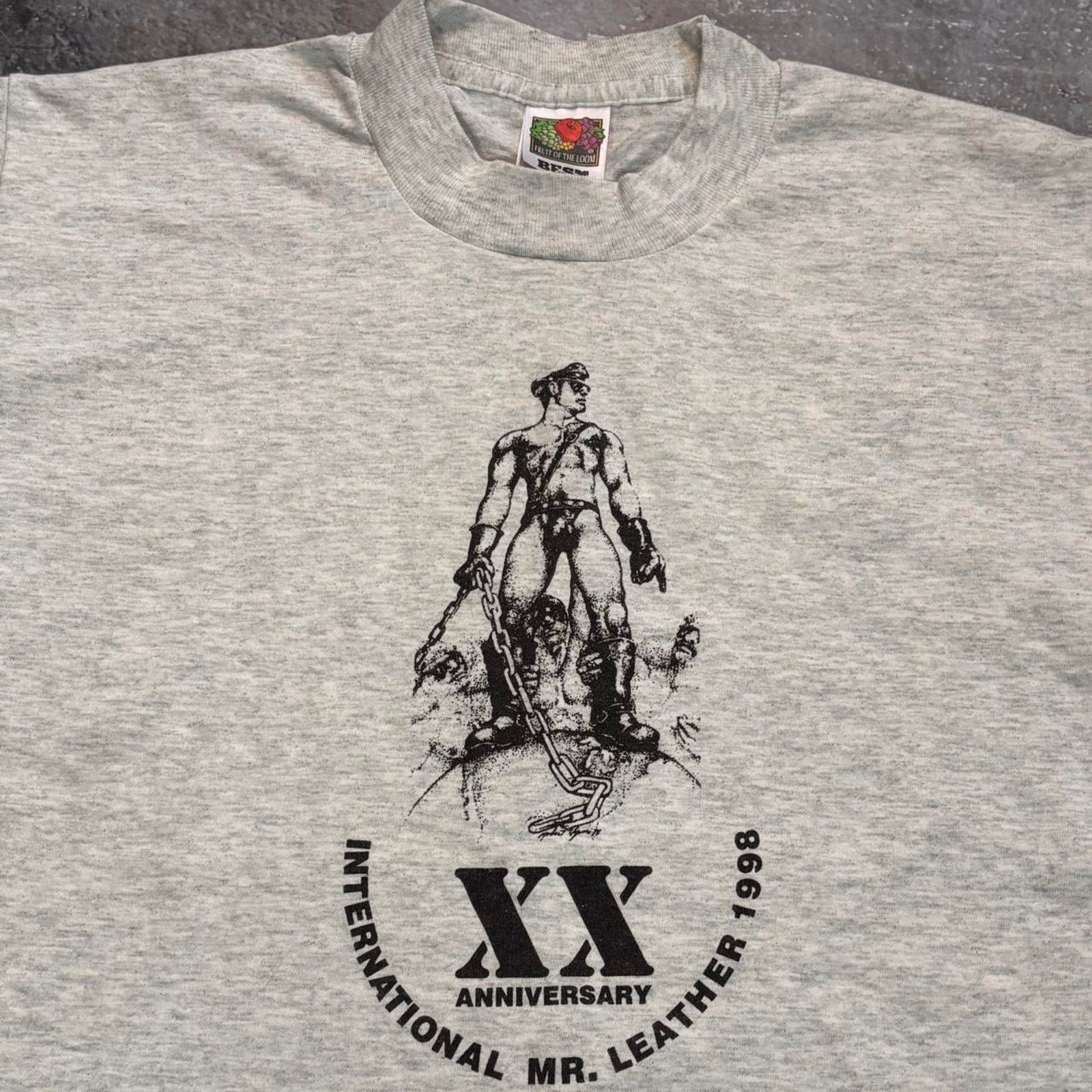 Vintage 90s Bdsm Leather Fest T Shirt Bondage Tom Of Finland Hoodie, Sweatshirt | PodTeesHub.com