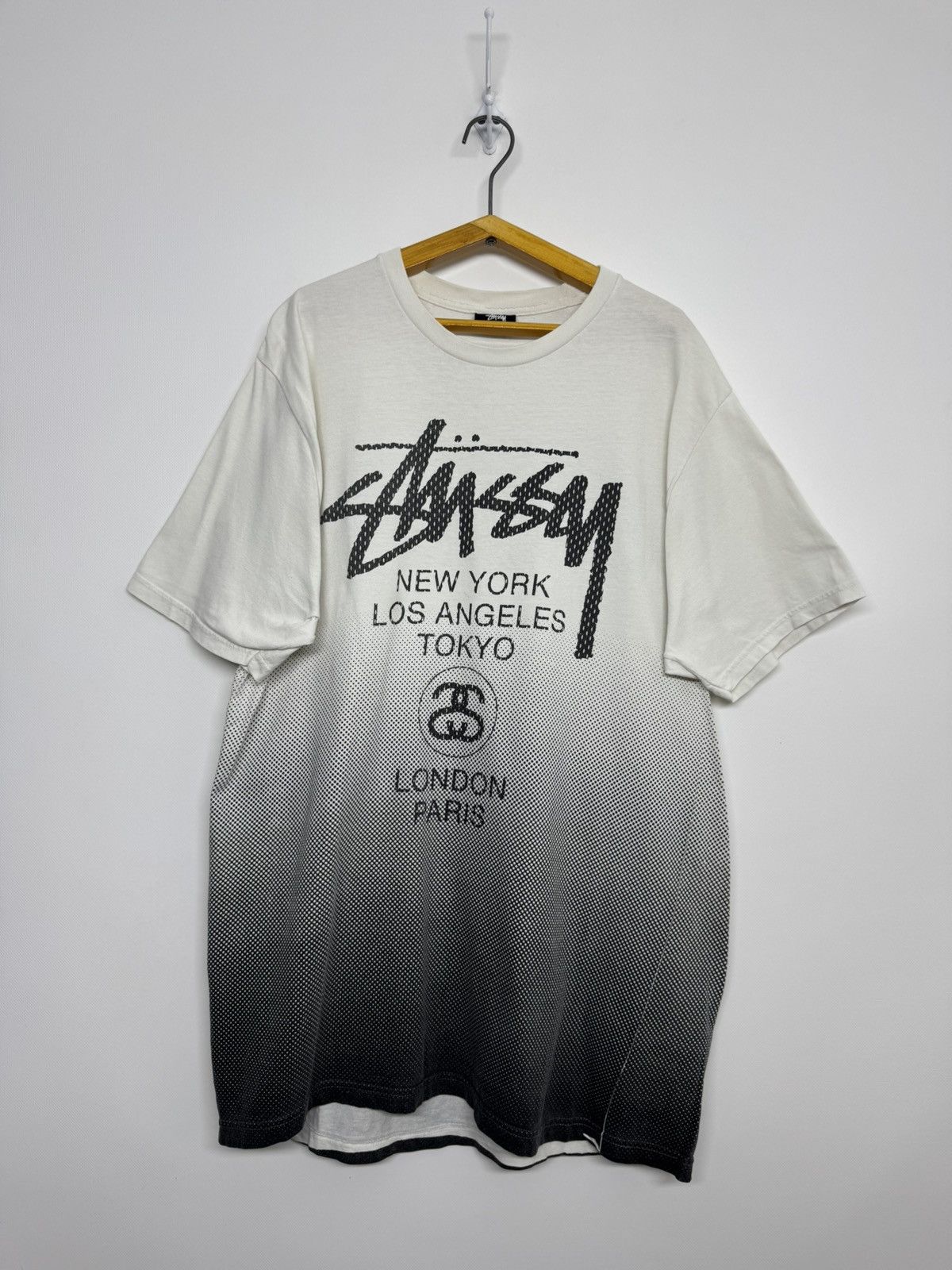 Vintage Y2k Stussy World Tour T Shirt 00 S Hoodie, Sweatshirt | PodTeesHub.com