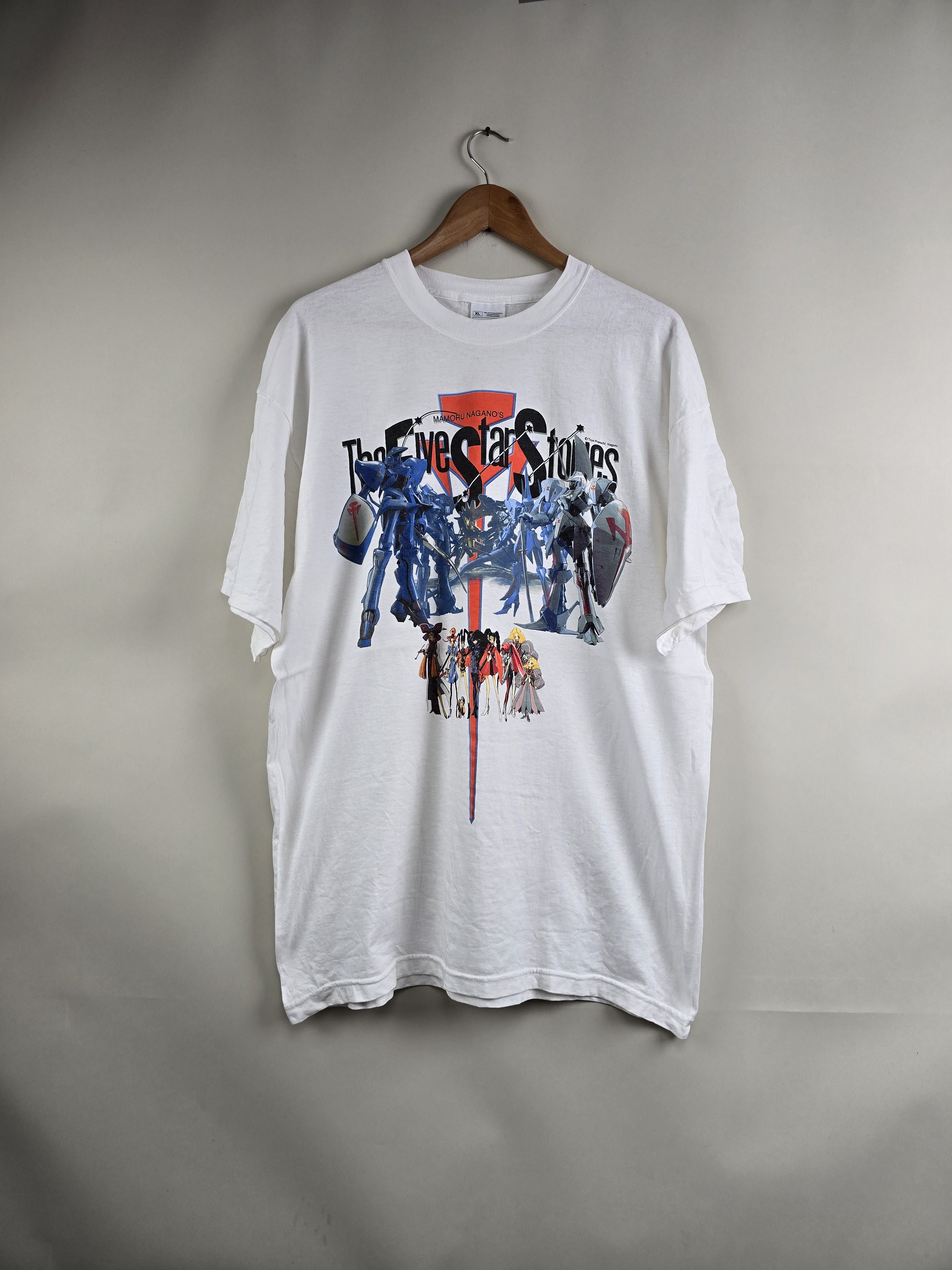 Vintage 2000 Five Star Stories Screen Stars Mecha Anime Xl T-Shirts, Hoodie, Sweatshirt