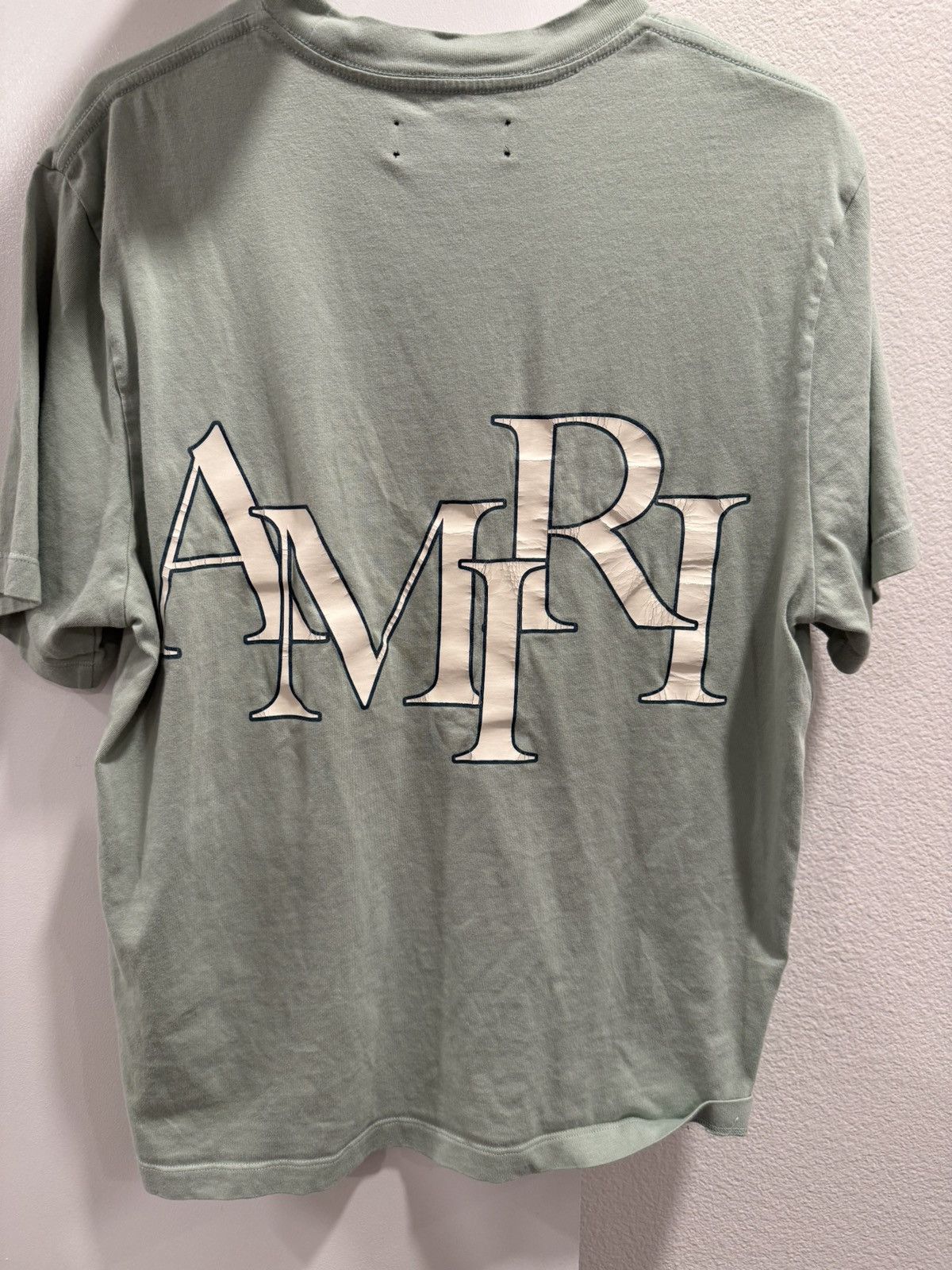 Amiri Green Graphic Tee Hoodie, Sweatshirt | PodTeesHub.com