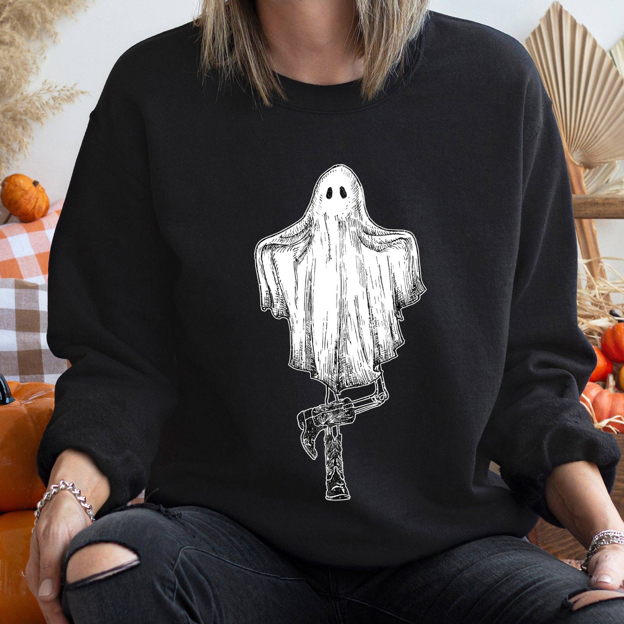 Dancing Ghost Halloween Sweatshirt T-Shirts, Hoodie | PodTeesHub.com