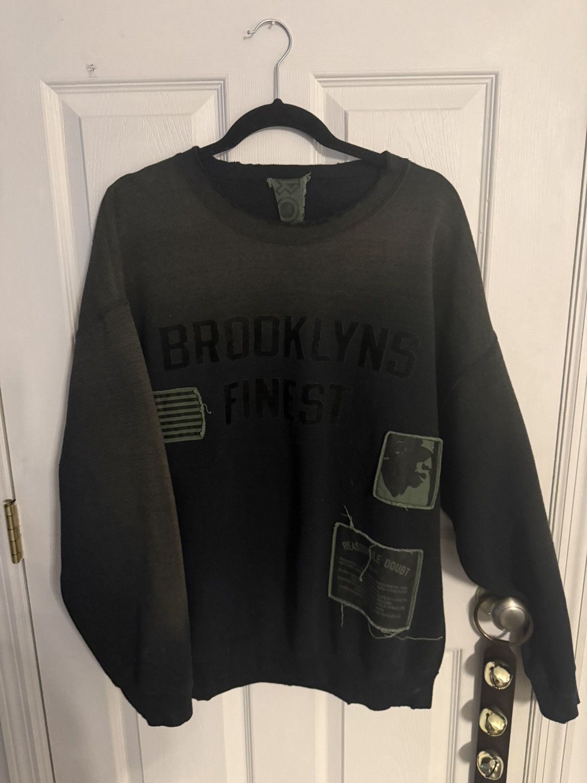 Madeworn Brooklyns Finest Jay Z Collab Logo Sweatshir Roc96 S T-Shirts, Hoodie, Sweatshirt | PodTeesHub.com
