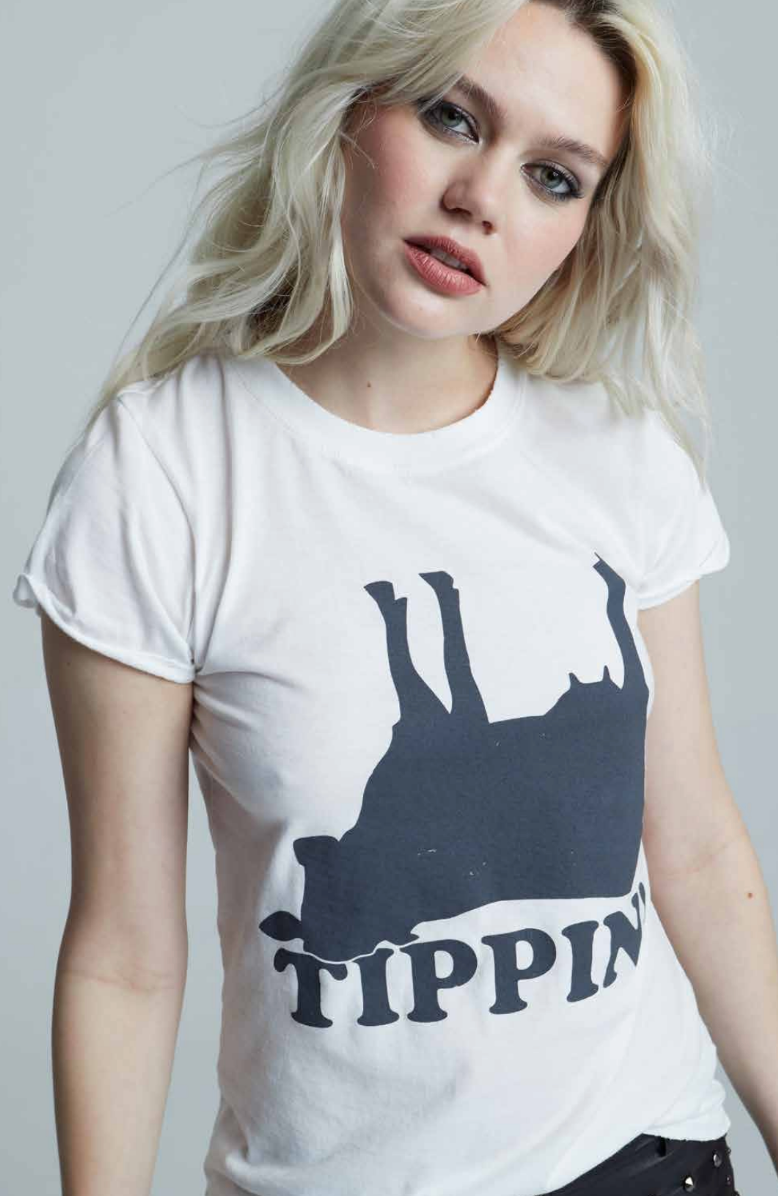 302413 - Cow Tippin' White Tee Hoodie, Sweatshirt | PodTeesHub.com
