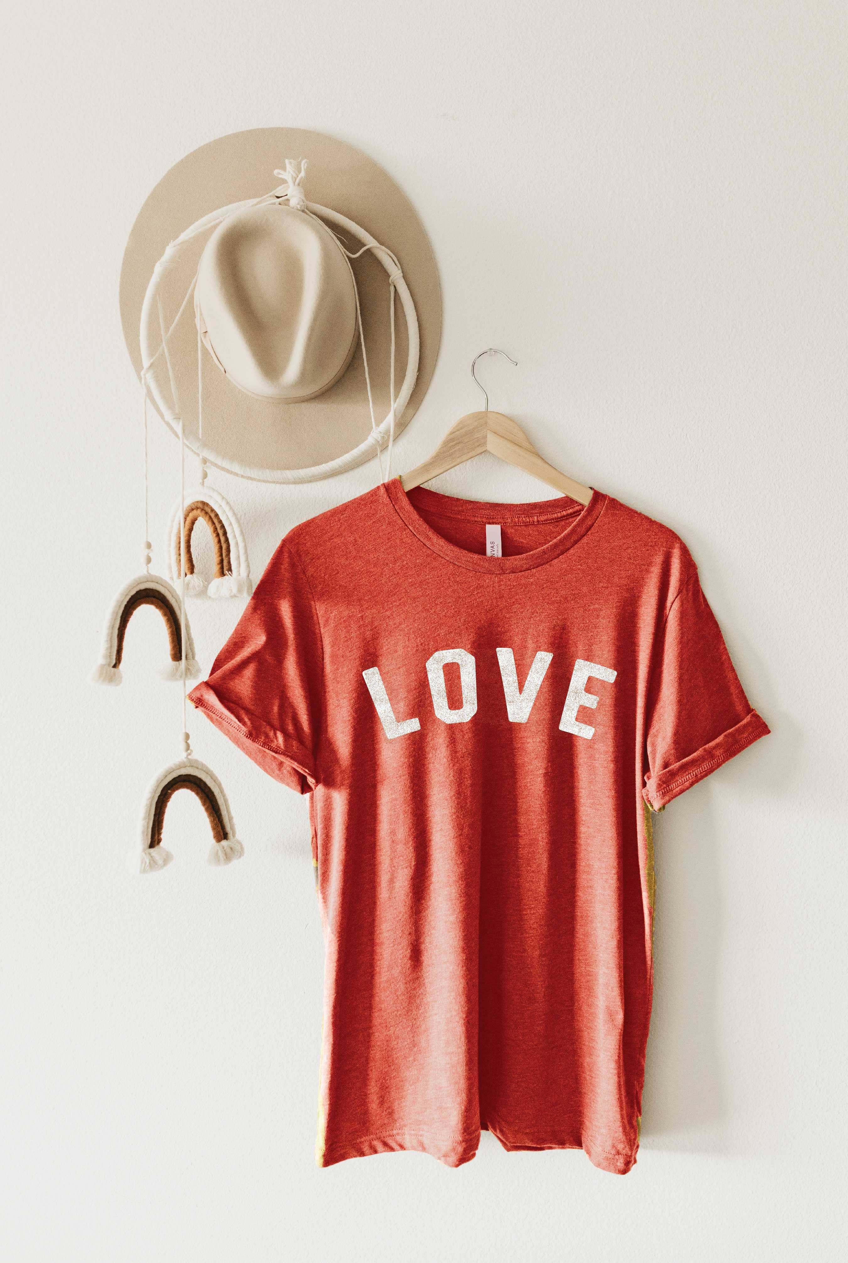Love Graphic T-Shirt - Solid Colors Hoodie, Sweatshirt | PodTeesHub.com