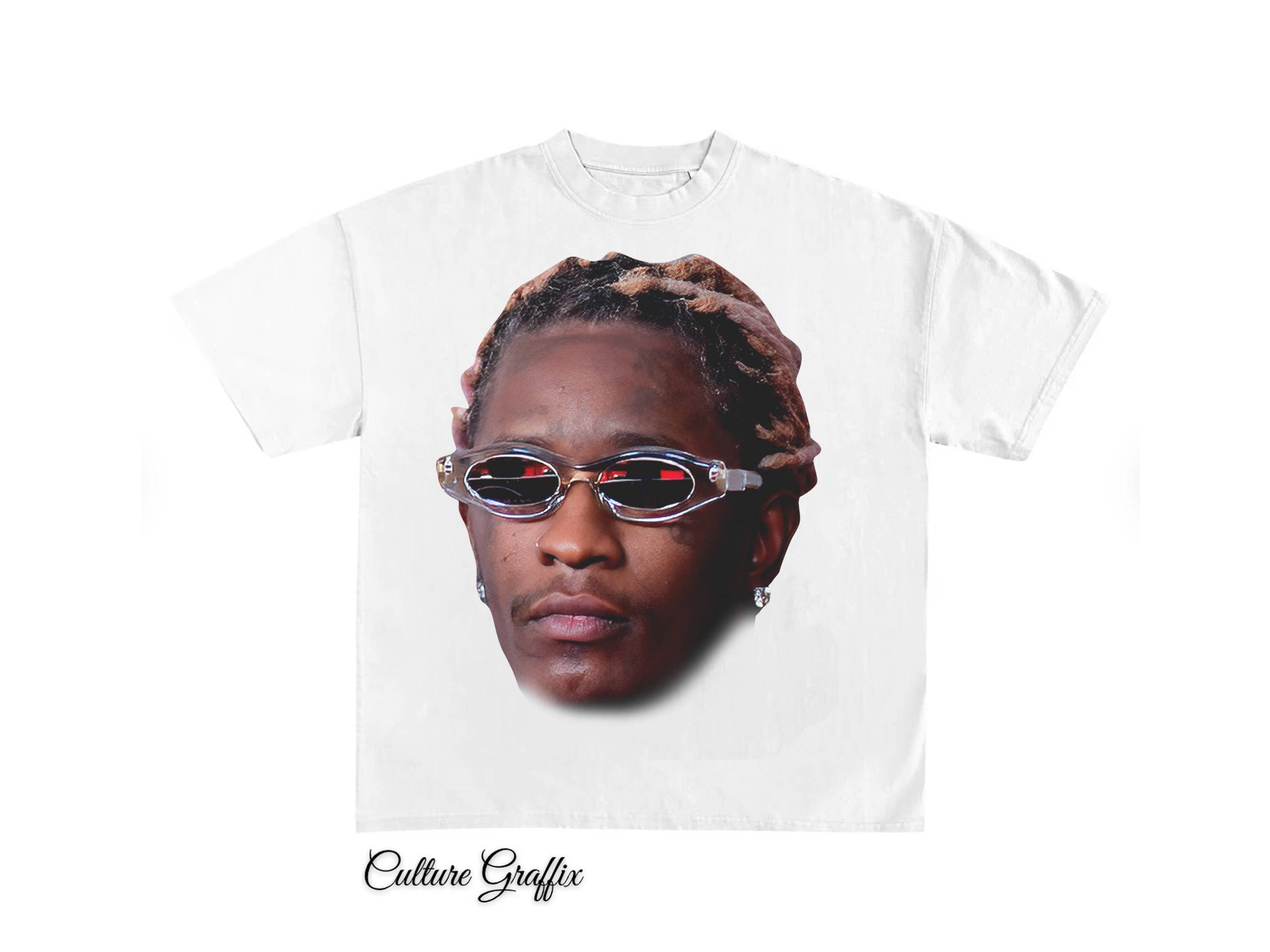 Young Thug Vintage Rap Tee Hip Hop Graphic Print T-Shirt Hoodie, Sweatshirt | PodTeesHub.com