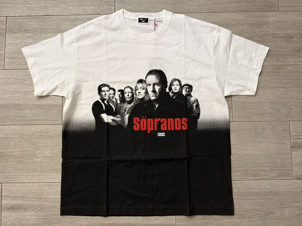 Kith The Sopranos Ombre Poster Vintage Tee White Sz L Large Hoodie, Sweatshirt | PodTeesHub.com